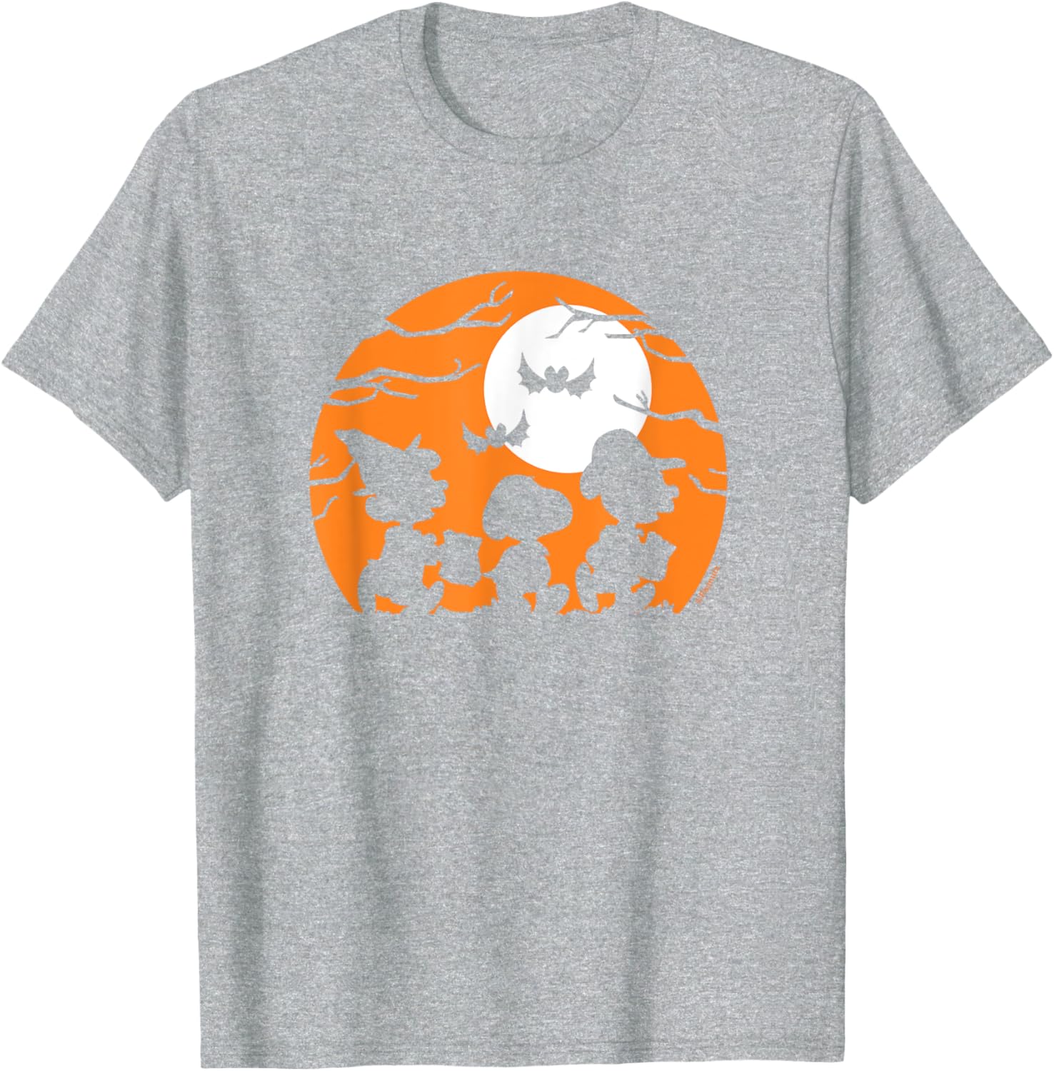 Peanuts Halloween Trick or Treat Silhouettes T-Shirt for Fun Celebrations - 7