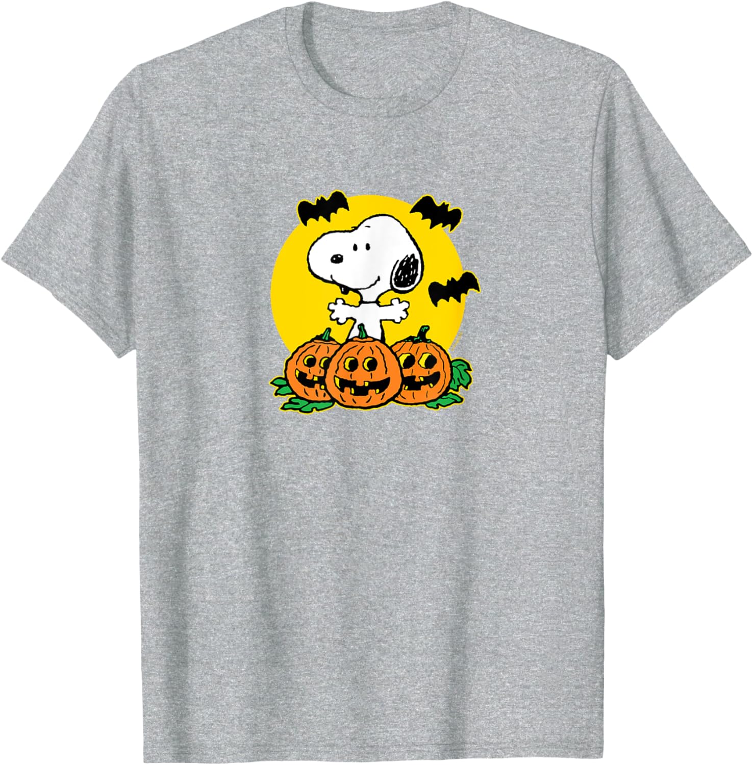 Snoopy Pumpkin Patch Halloween T-Shirt for Peanuts Fans - Fun Apparel - 9