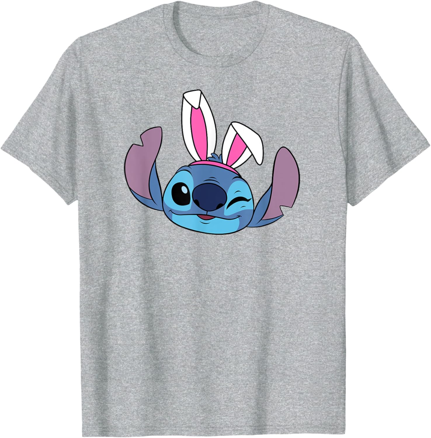 Shop Disney Stitch Winking Easter Bunny Ears T-Shirt for Fun Spring Style - 9