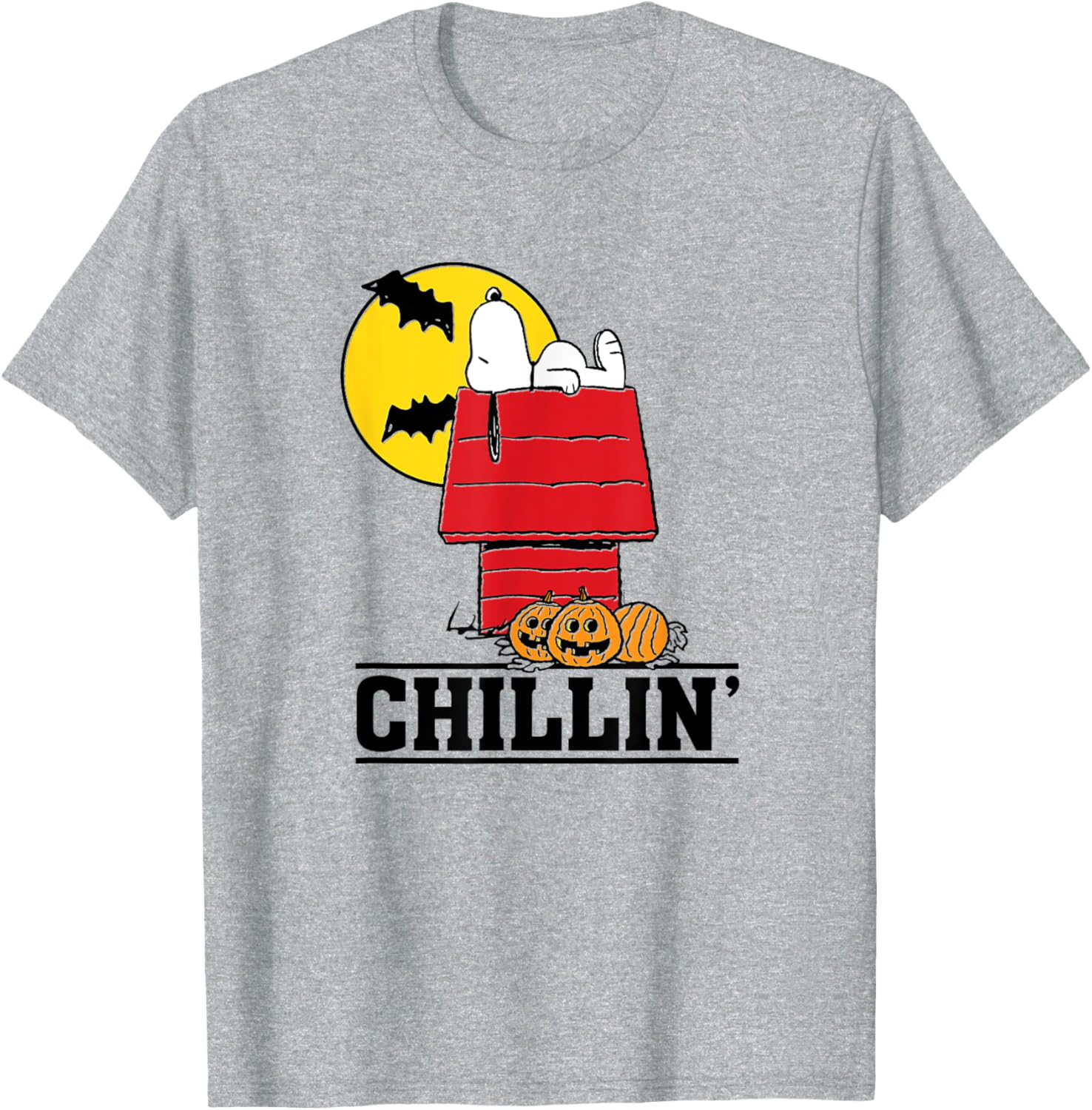 Peanuts Snoopy Chillin Halloween T-Shirt for Fun Festive Style - 1