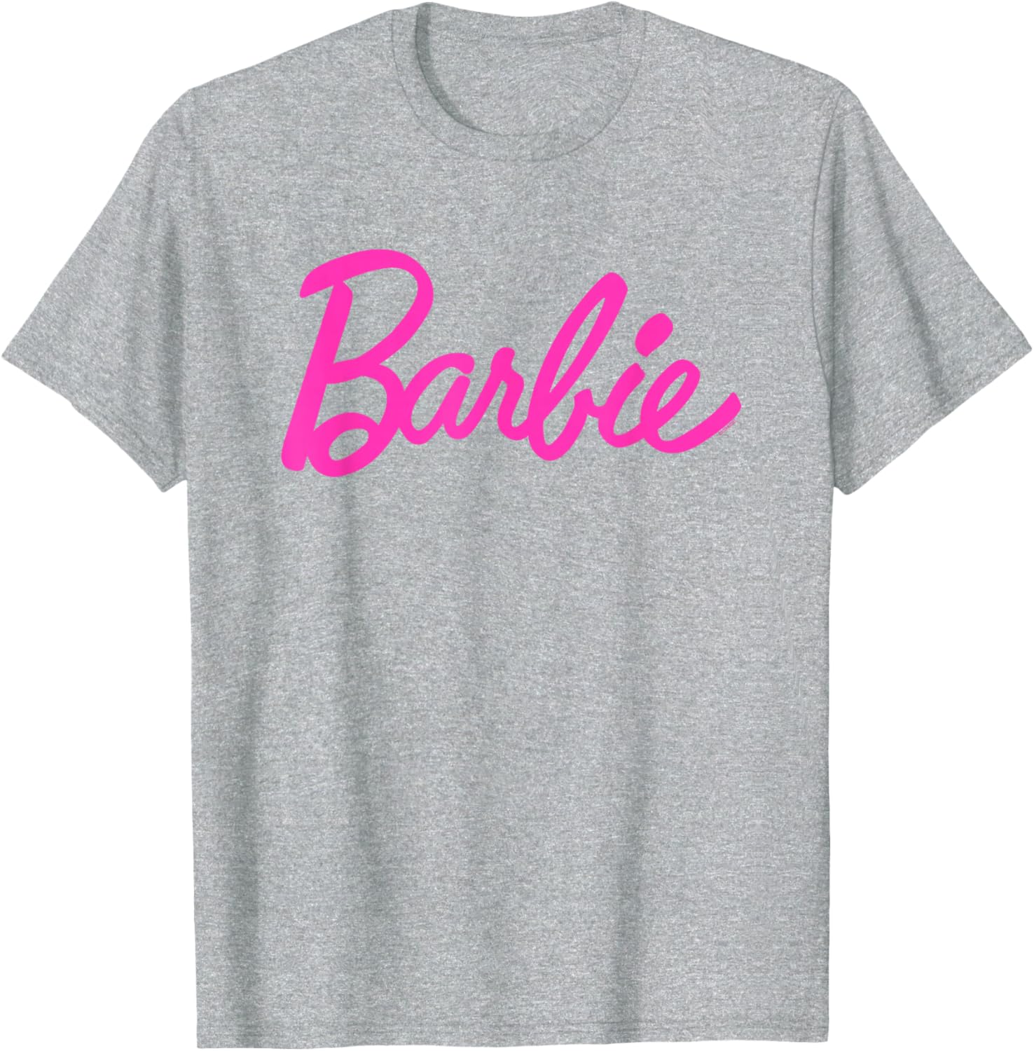 Barbie Classic Script Pink Logo T-Shirt for Trendy Fashion Lovers - 11