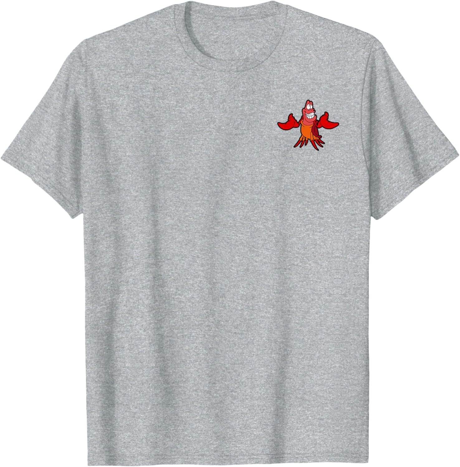 Disney The Little Mermaid Sebastian Crab Pocket Icon T-Shirt for Fun Style - 9
