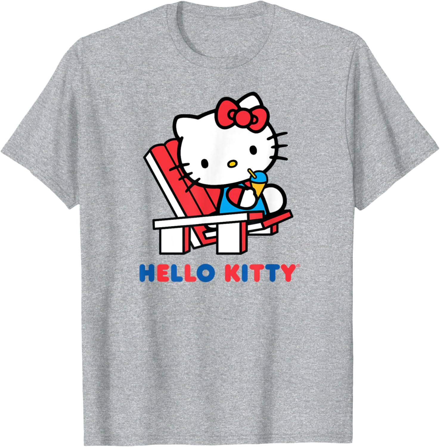 Hello Kitty Snow Cone Summer T-Shirt for Men, Women, Girls, and Kids - 11