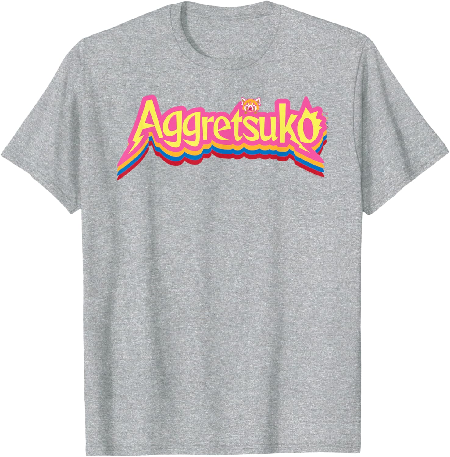 Aggretsuko Logo Colorburst T-Shirt for Fans of Anime and Pop Culture - 2