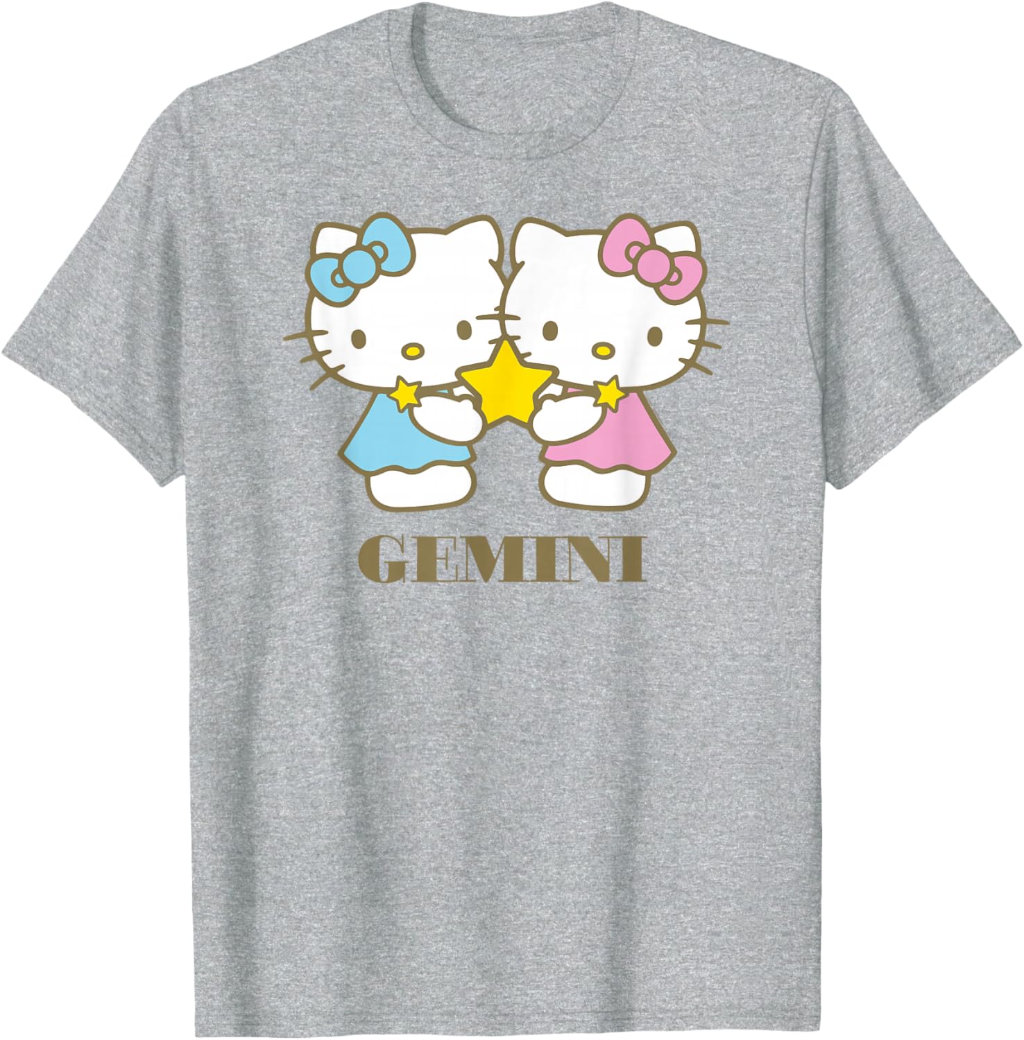 Hello Kitty Gemini T-Shirt for Zodiac Fans - Cute and Stylish Apparel - 12