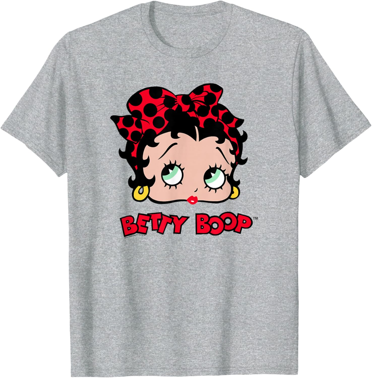 Betty Boop Vintage Dot Bow T-Shirt - Classic Pin Up Style Apparel - 6