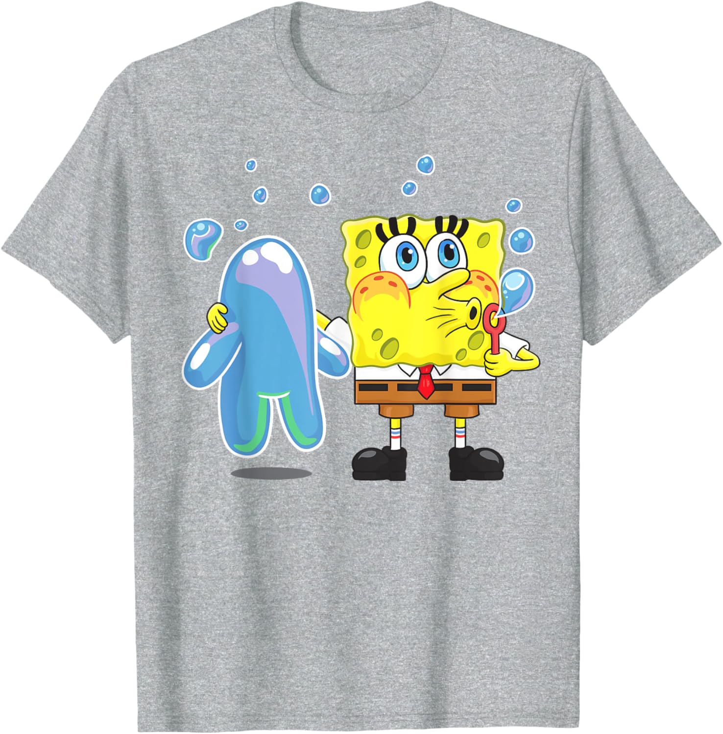 Mademark x SpongeBob SquarePants Bubble Technique T-Shirt for Fun Style - 9