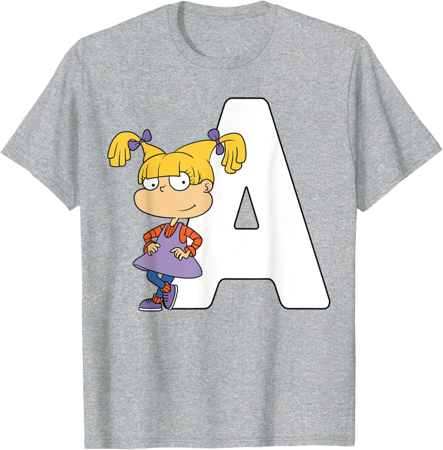 Mademark x Rugrats Angelica Pickles The Girl with an A T-Shirt for Fans - 8