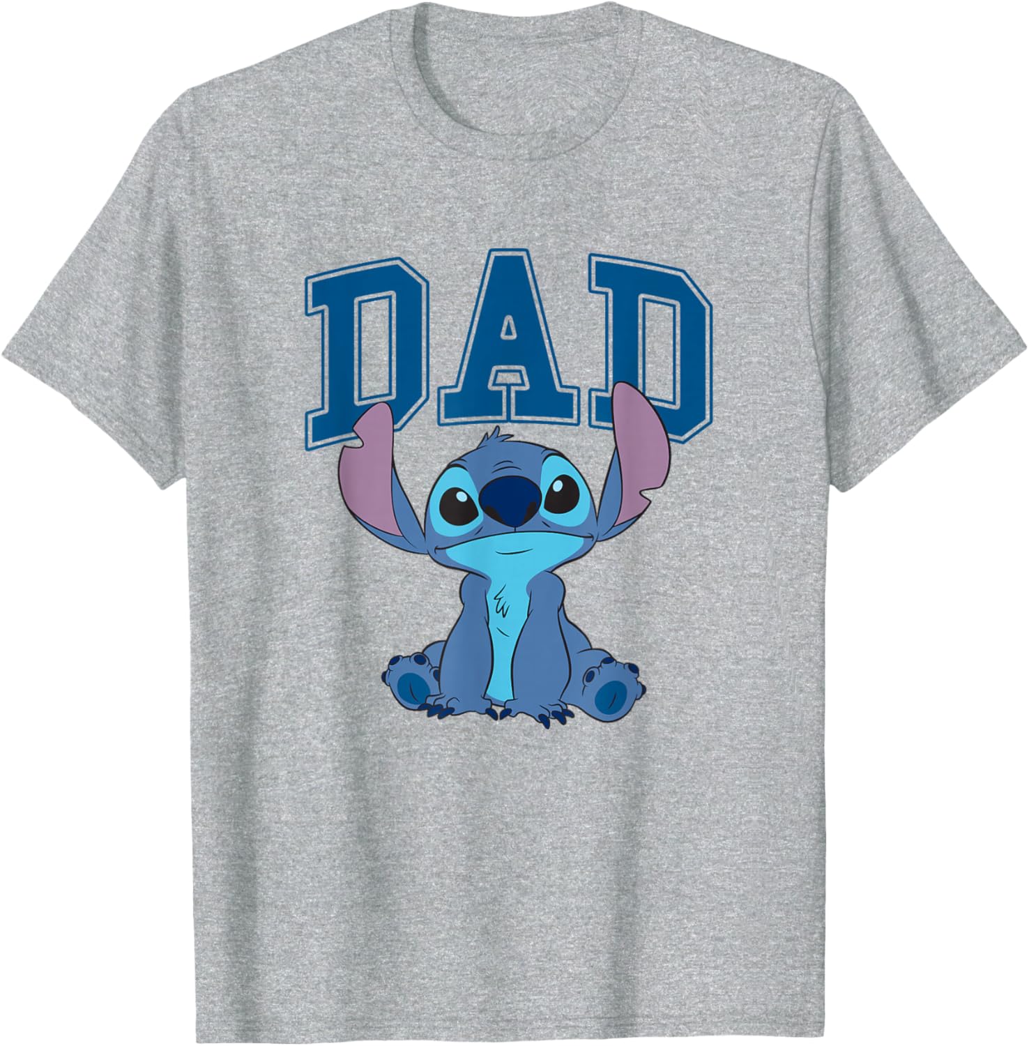 Disney Lilo & Stitch Vintage Dad Cool Stitch Collegiate Logo T-Shirt - 11