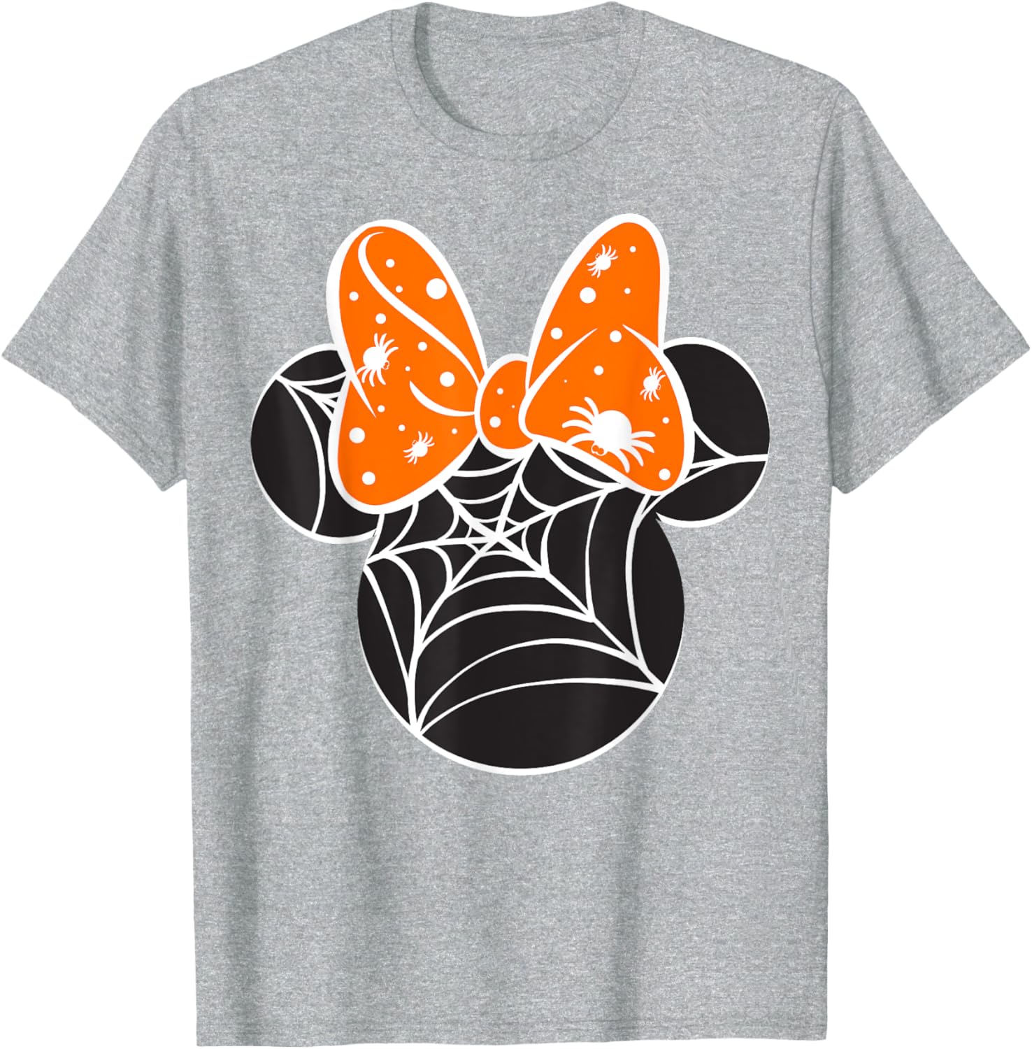 Disney Mickey and Friends Halloween Minnie Spider Web Logo T-Shirt - 12