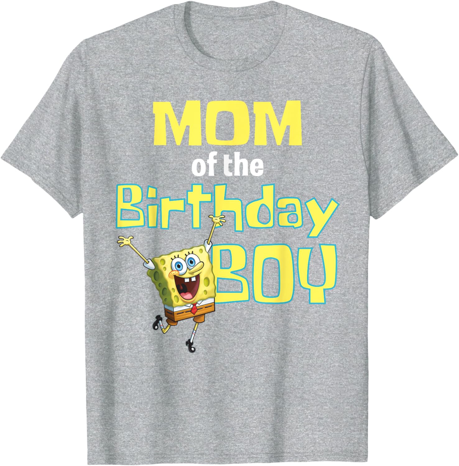 SpongeBob SquarePants Mom Of The Birthday Boy T-Shirt Perfect Gift - 1