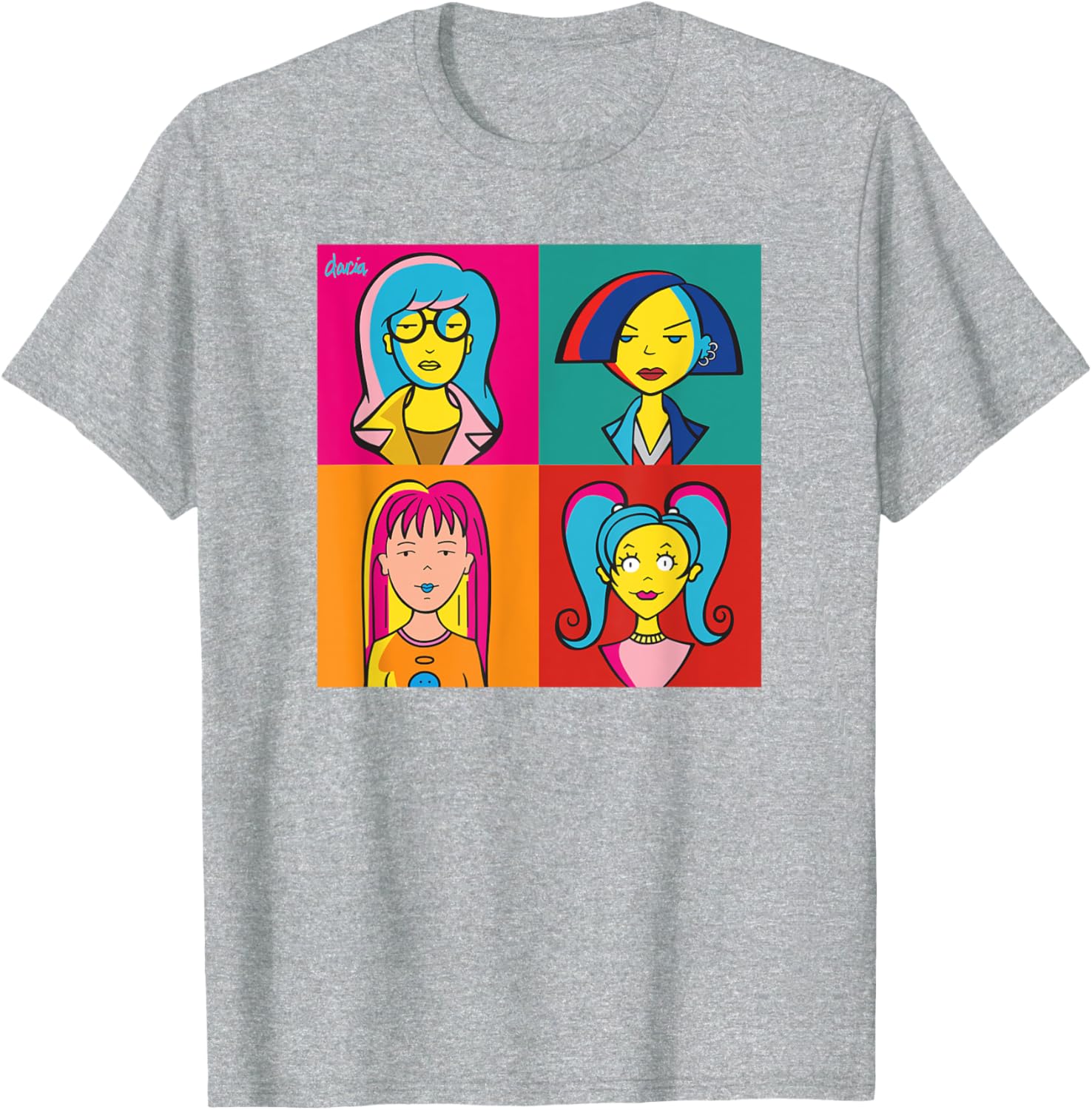 Mademark x Daria Ladies Pop Art T-Shirt - Fun Fashion for Every Occasion - 6