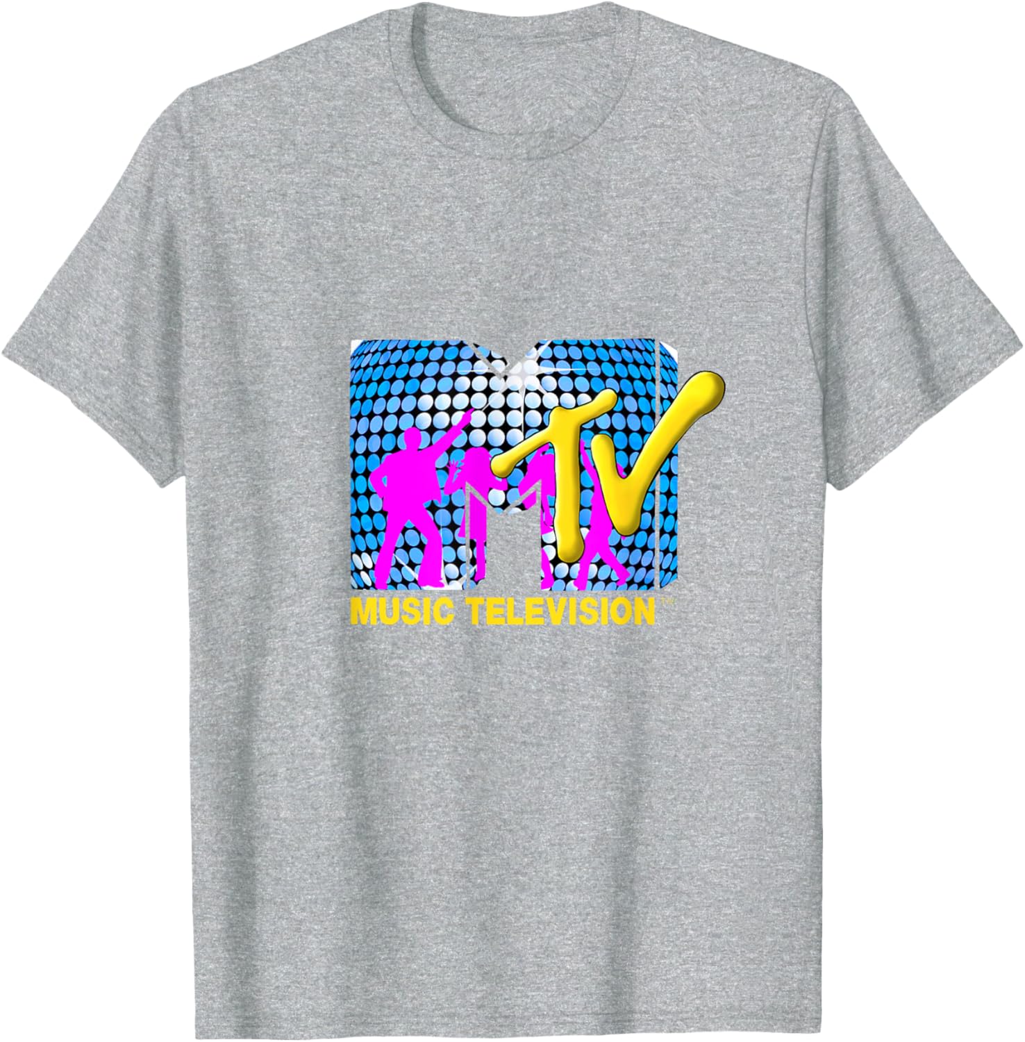 Mademark x MTV Disco Sphere T-Shirt with Funky Dancers Logo Design - 7