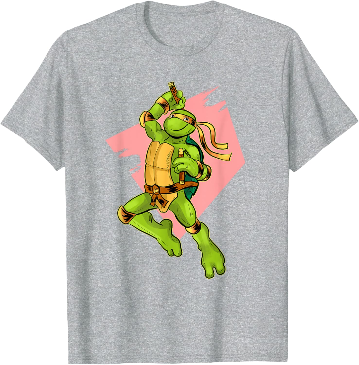 Mademark TMNT Michelangelo Fighting Stance T-Shirt for Fans and Collectors - 1