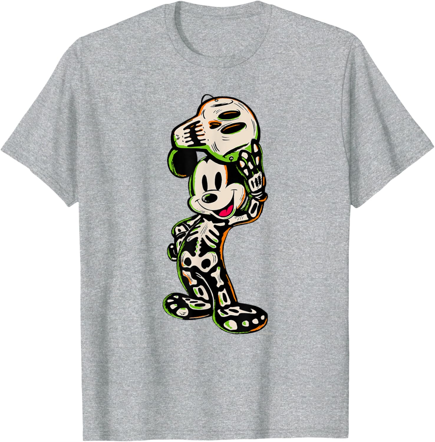 Disney 100 Mickey Mouse Halloween Skeleton Costume T-Shirt for Kids - 18