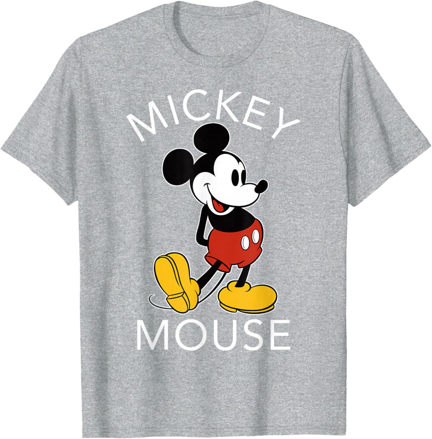 Disney Mickey Mouse Classic Portrait T-Shirt for Fun and Stylish Comfort - 7