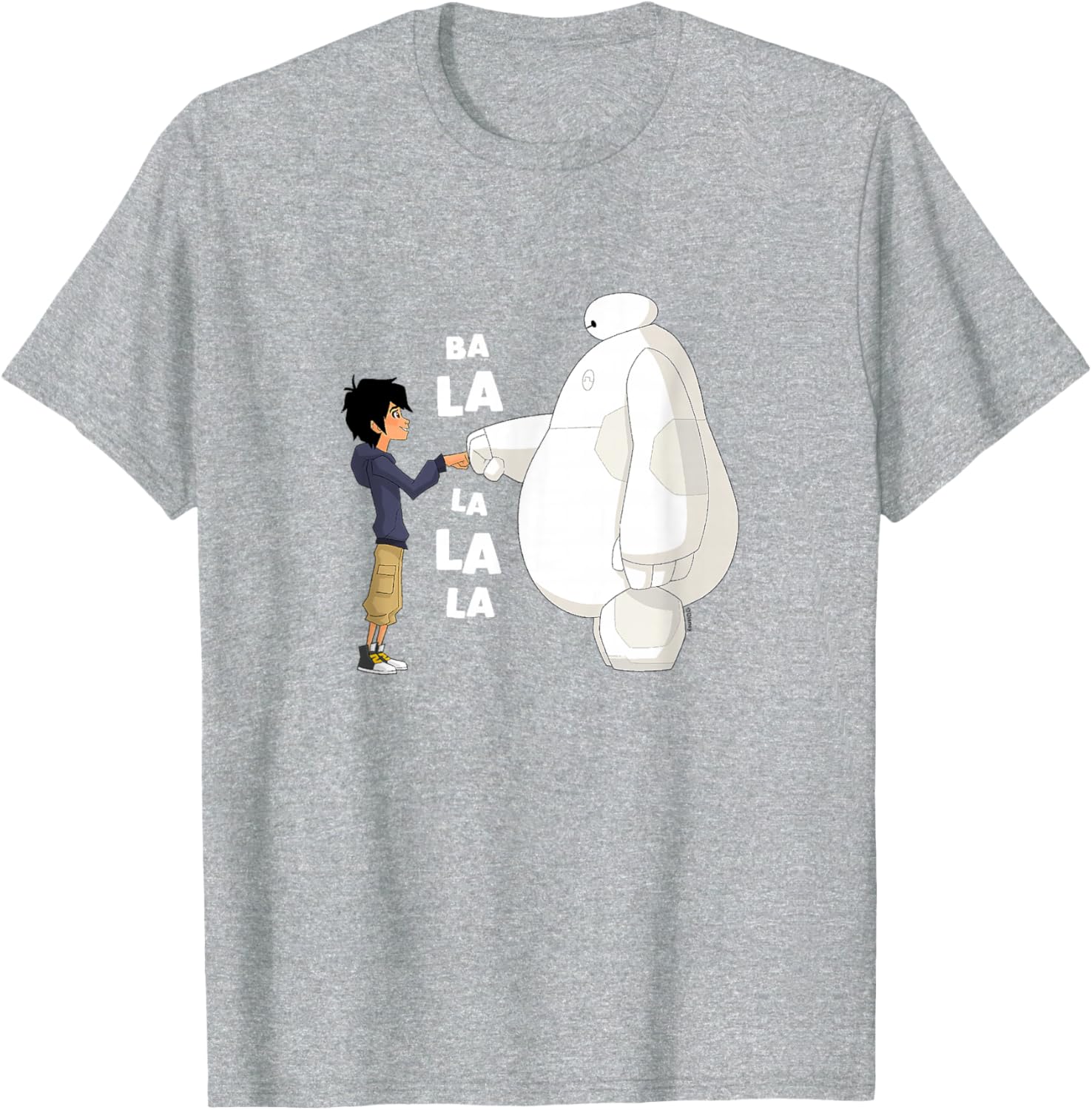 Big Hero 6 Fist Bump Tee Fun Graphic T-Shirt for Fans and Kids - 9