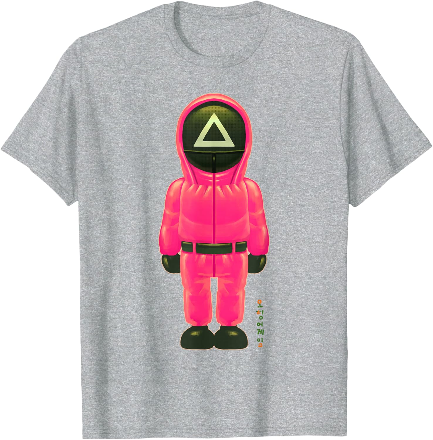 Squid Game Chibi Pink Soldier Full Body T-Shirt for Fans and Collectors - 2