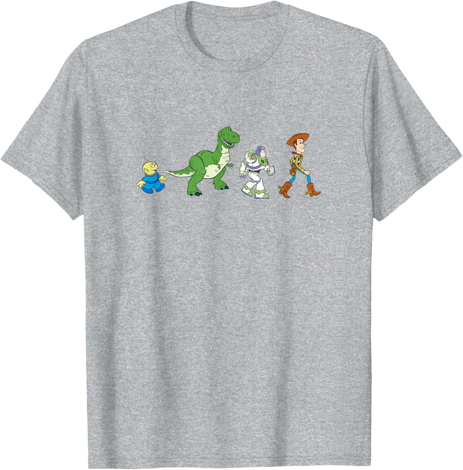 Disney Pixar Toy Story Toy Crossing Characters T-Shirt for Fans - 3
