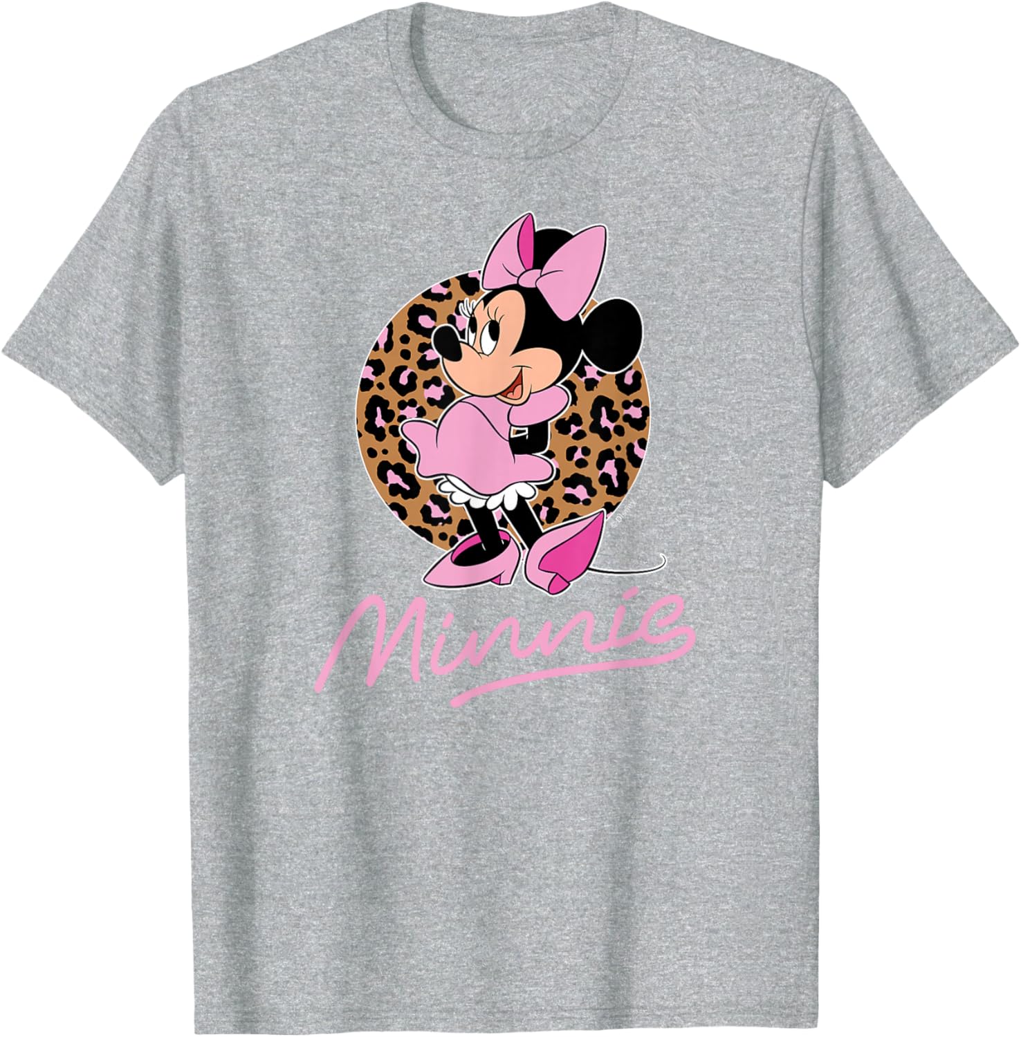 Disney Minnie Leopard Print T-Shirt for Stylish Fans of All Ages - 3
