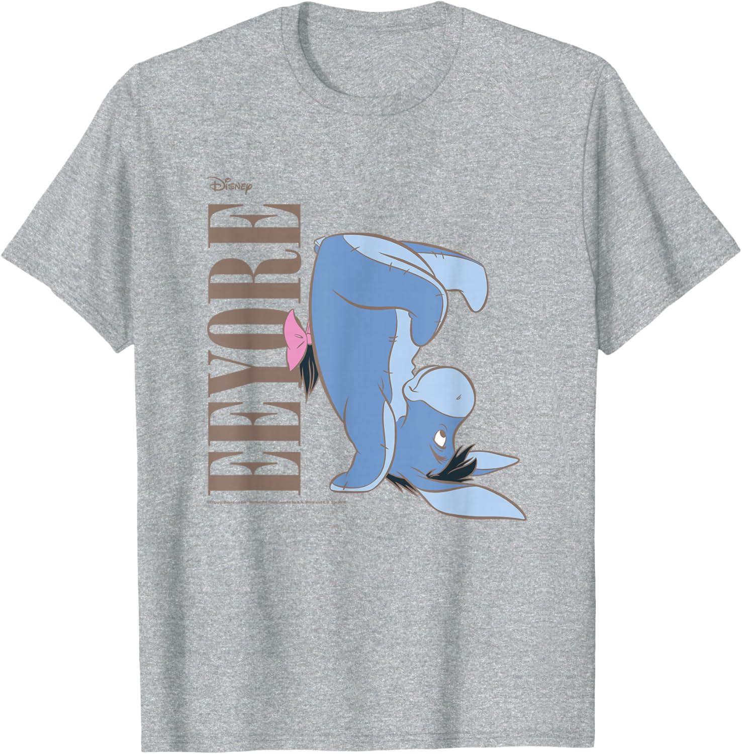 Winnie The Pooh Eeyore Upside Down T-Shirt for Fun and Cozy Style - 8