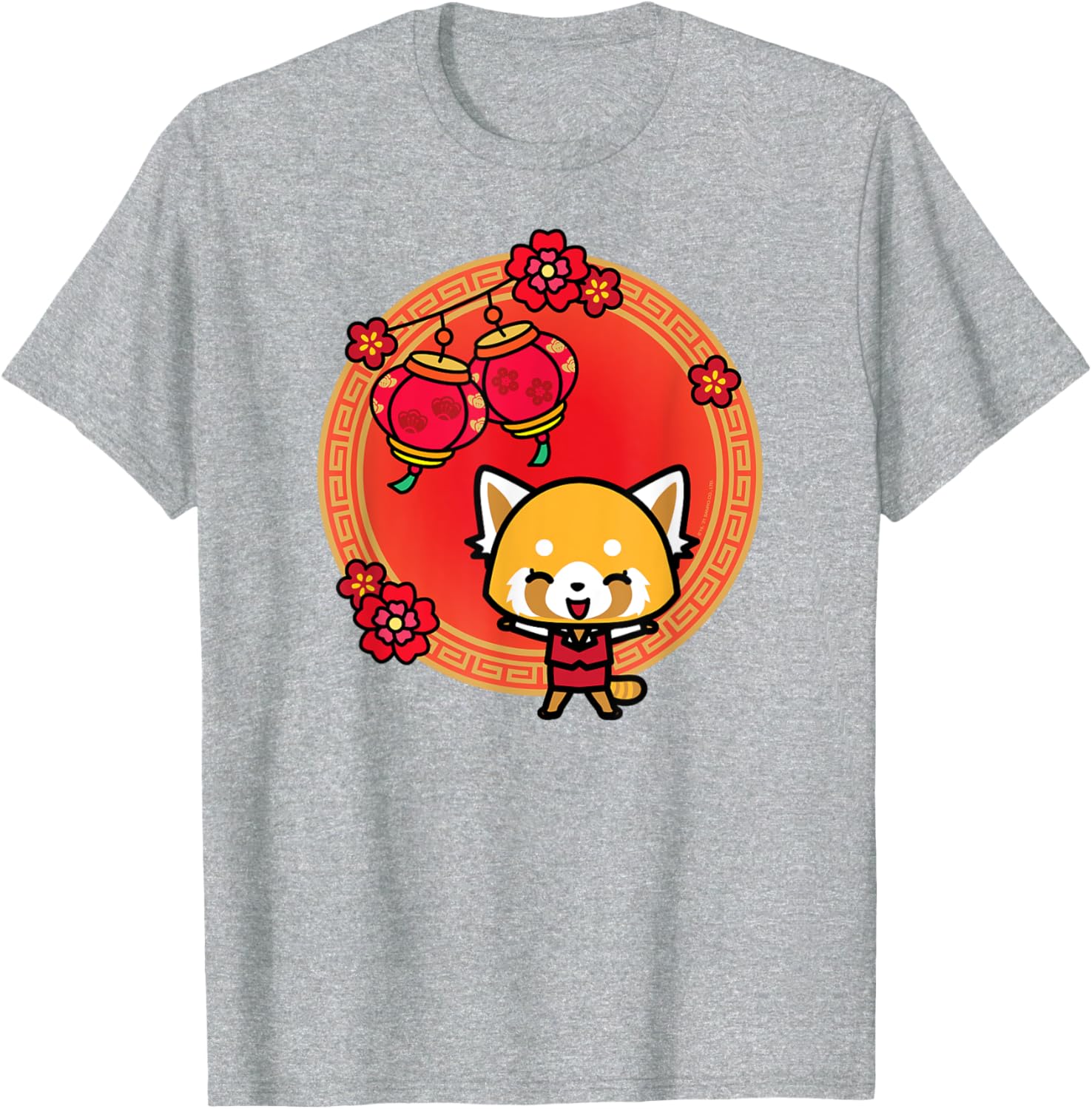 Aggretsuko Lunar New Year T-Shirt Fun Festive Design for Fans - 9