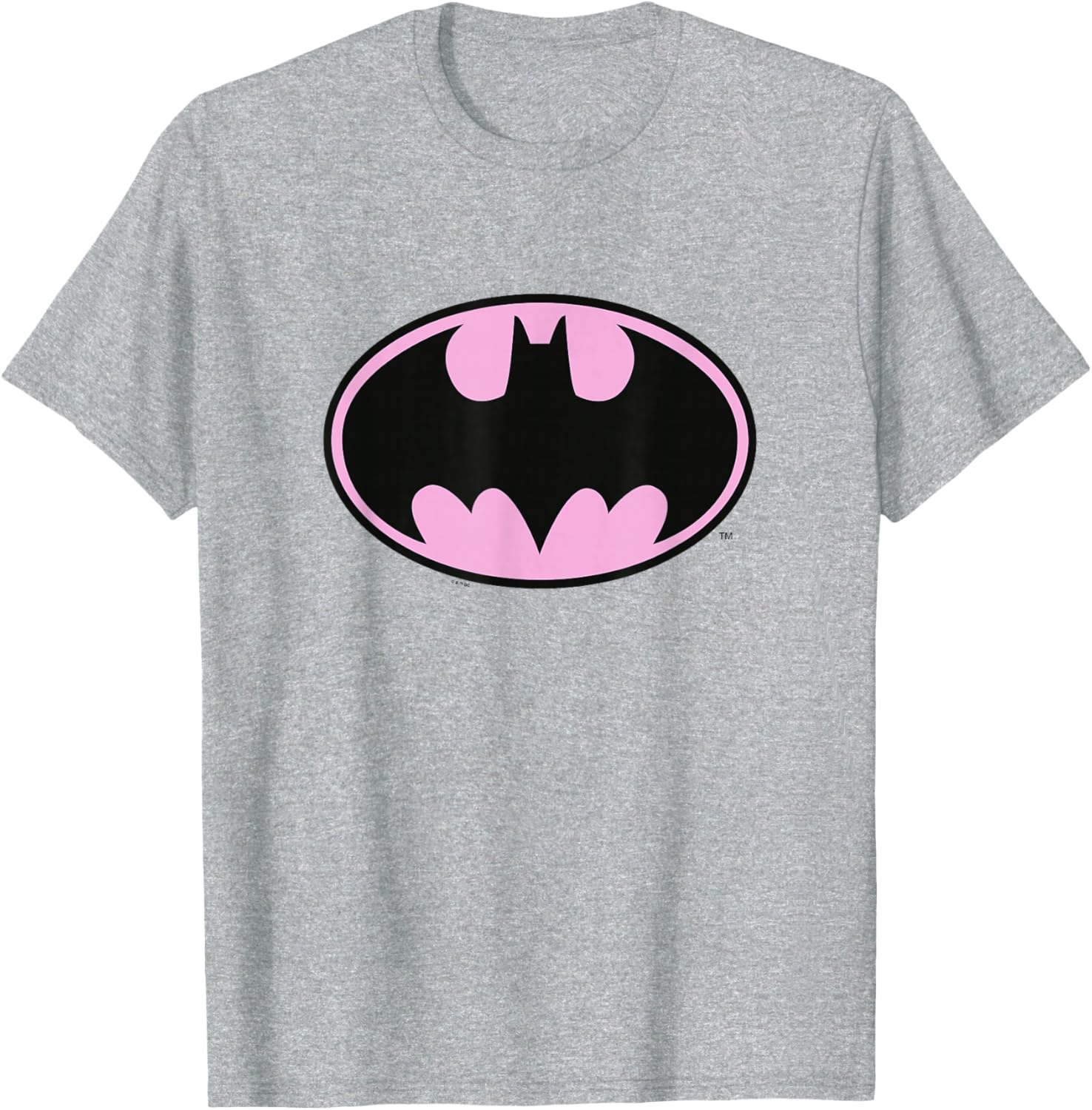 Batman Bat-Symbol T-Shirt with Pink Background - Stylish Graphic Tee - 4