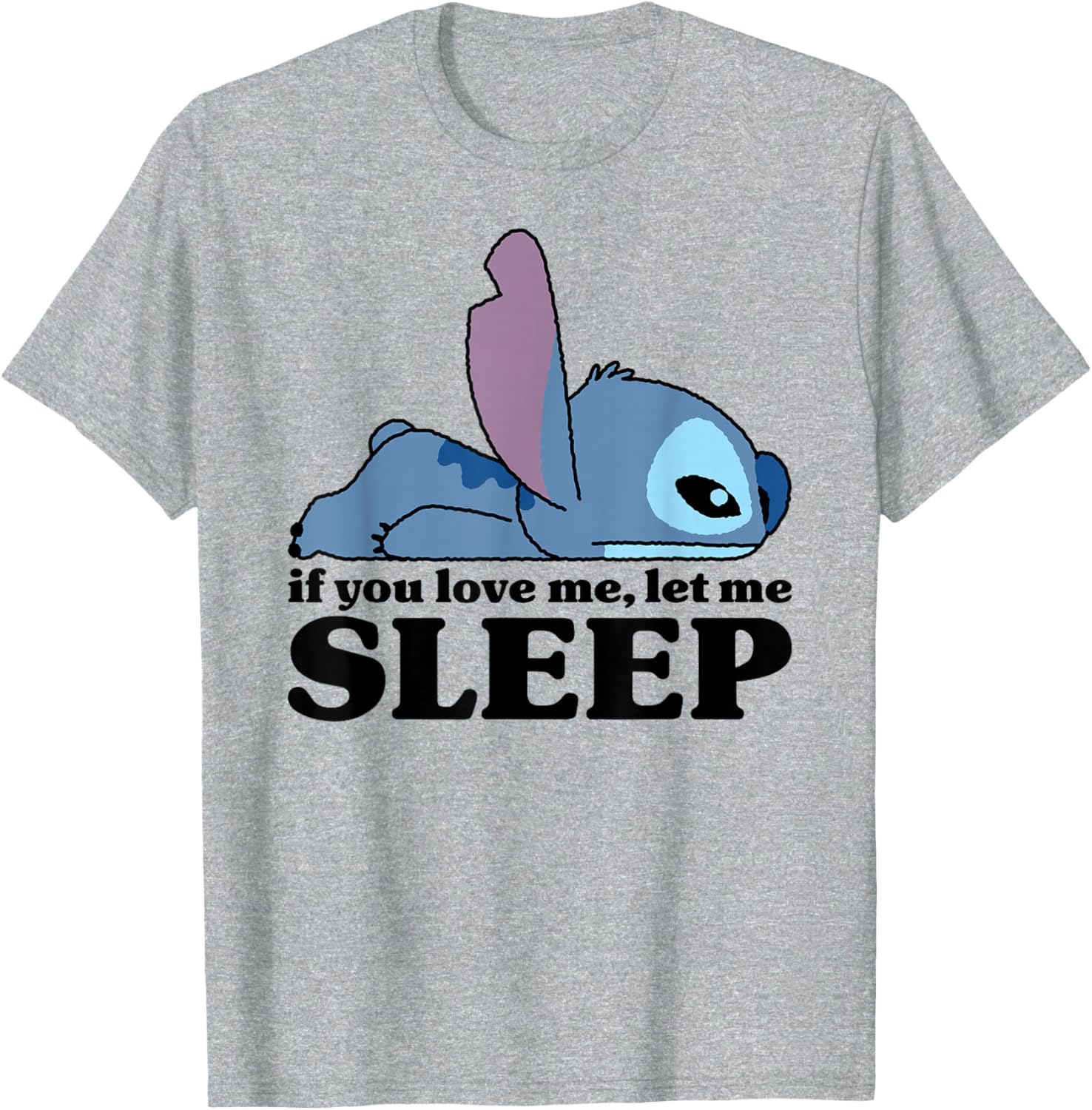 Lilo & Stitch Sleepy Stitch T-Shirt - Cute and Comfy Disney Apparel - 6