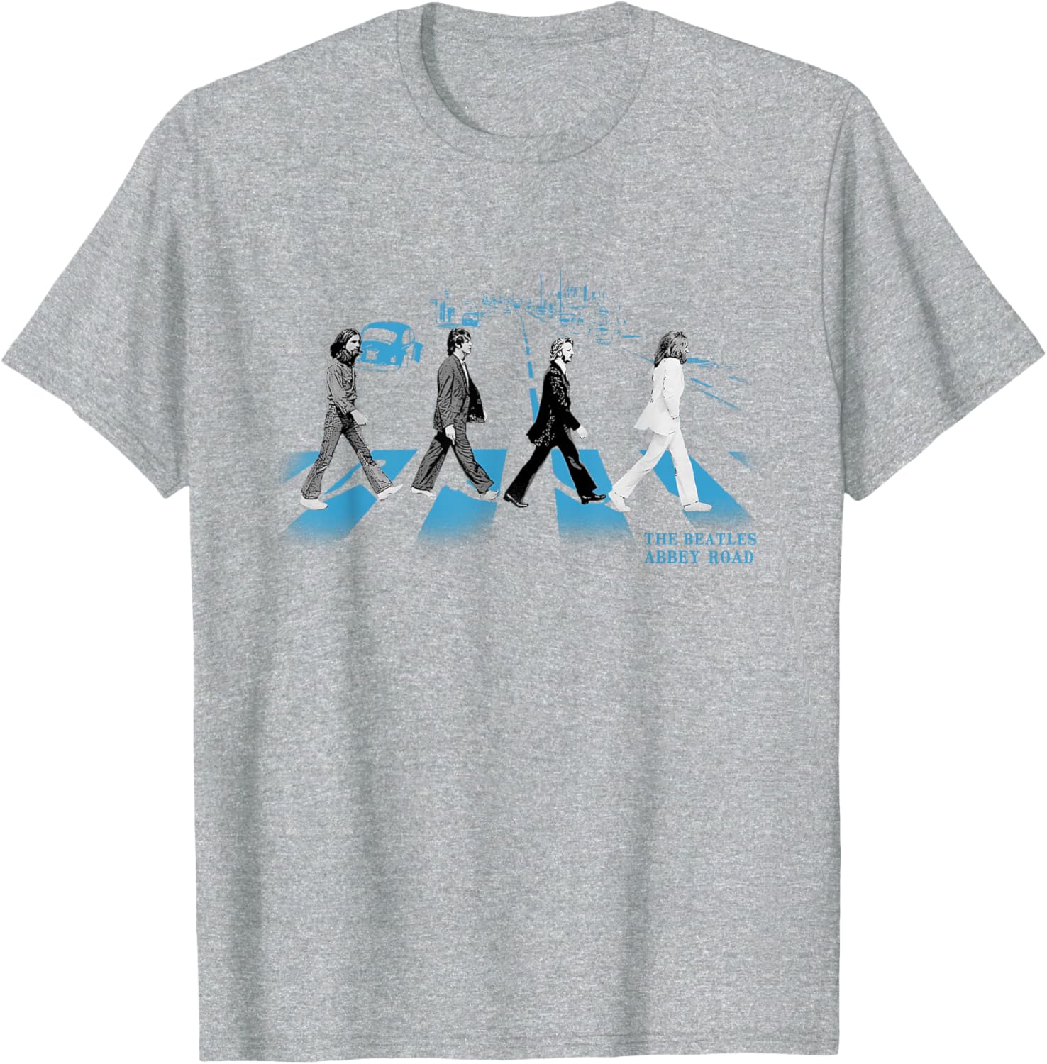 Beatles Abbey Road Street Blues T-Shirt - Stylish Music Apparel for Fans - 8