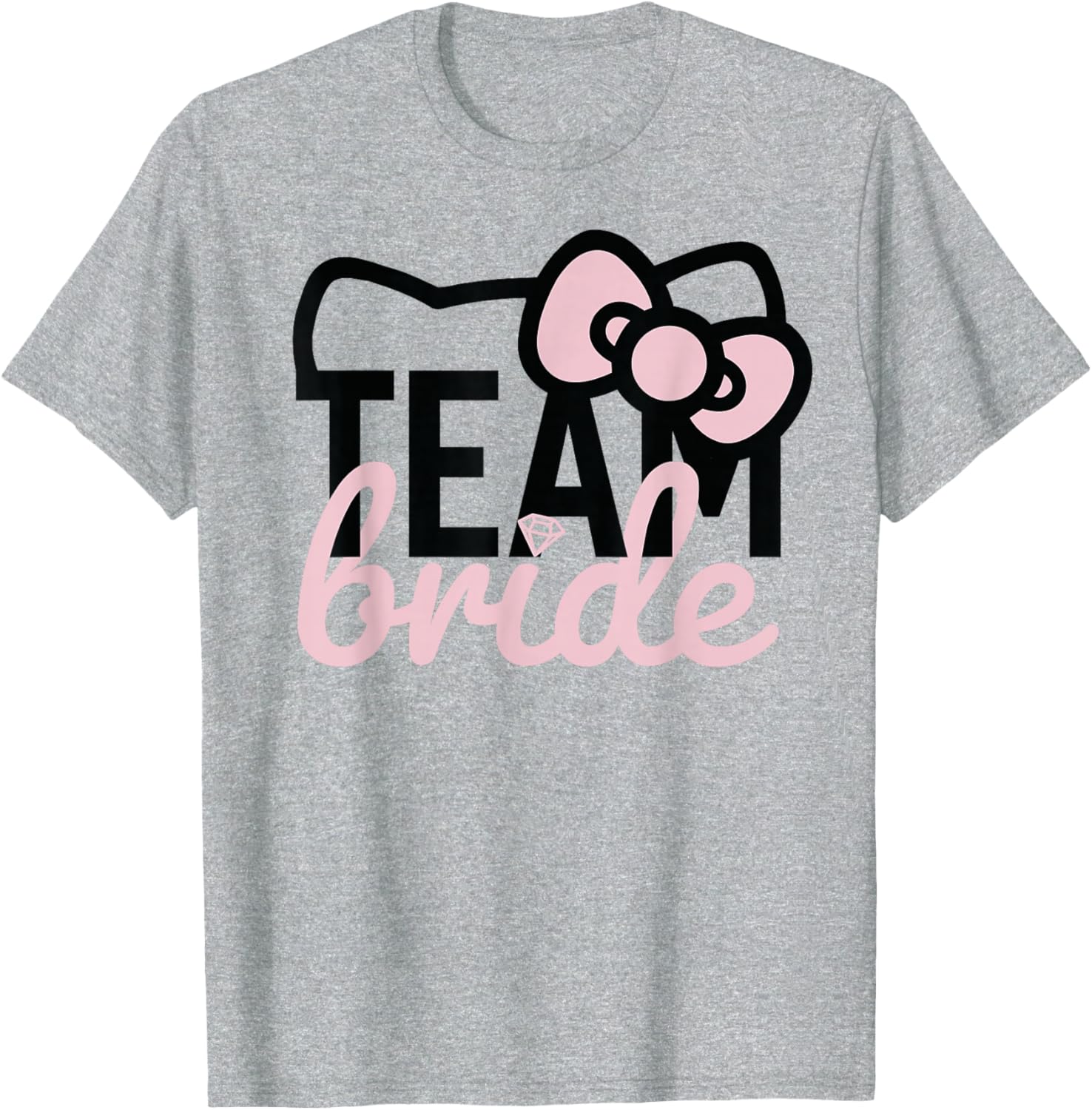 Hello Kitty Team Bride Bridesmaid T-Shirt for Fun Bridal Parties - 11