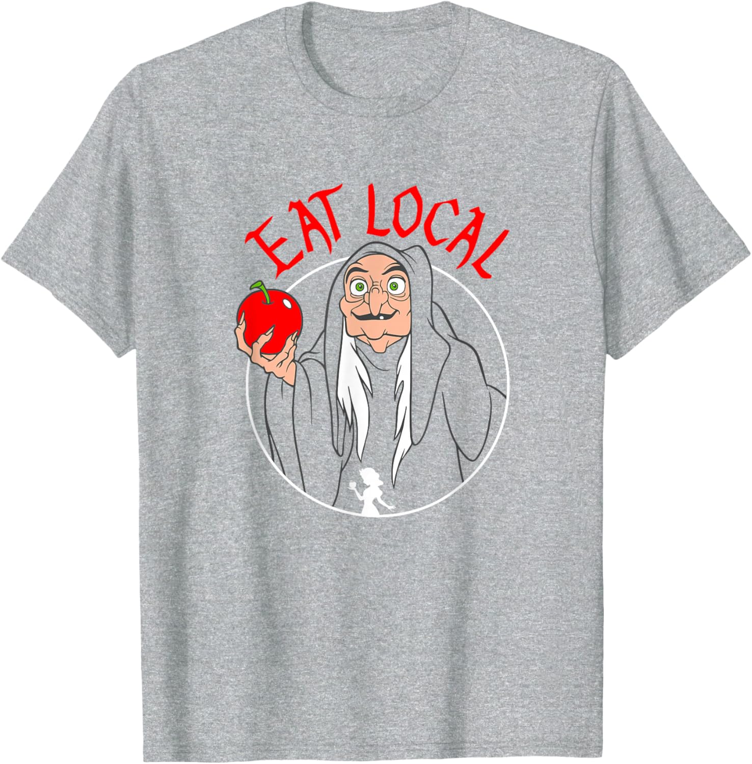 Disney Snow White Evil Queen Apple T-Shirt for Fans of Fairy Tales - 1