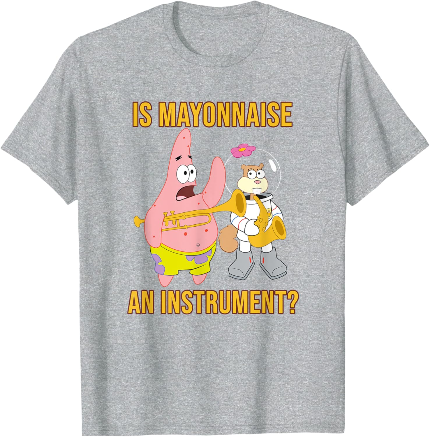 Mademark x SpongeBob SquarePants Mayonnaise Instrument T-Shirt for Fans - 14