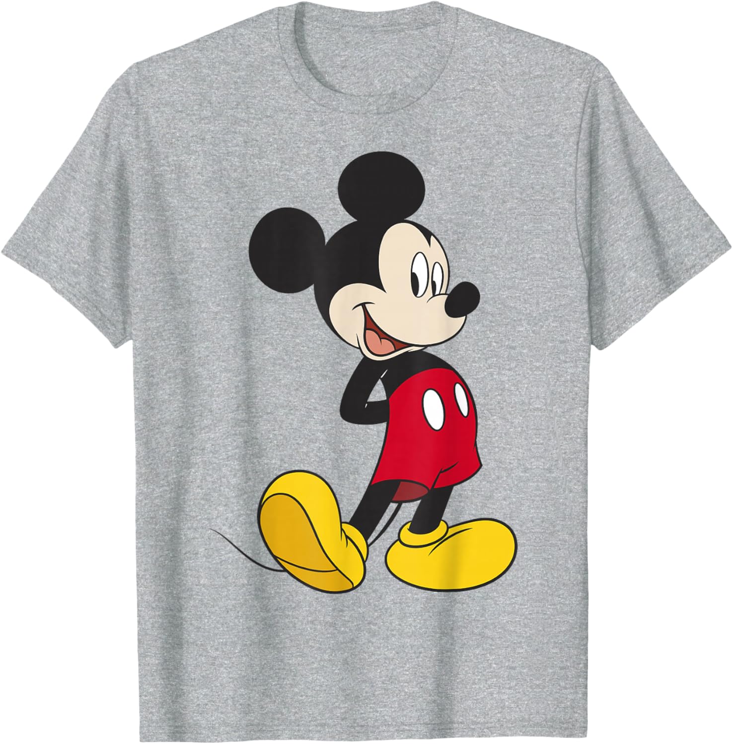Disney Mickey and Friends Classic Mickey Mouse Portrait T-Shirt for Fans - 9