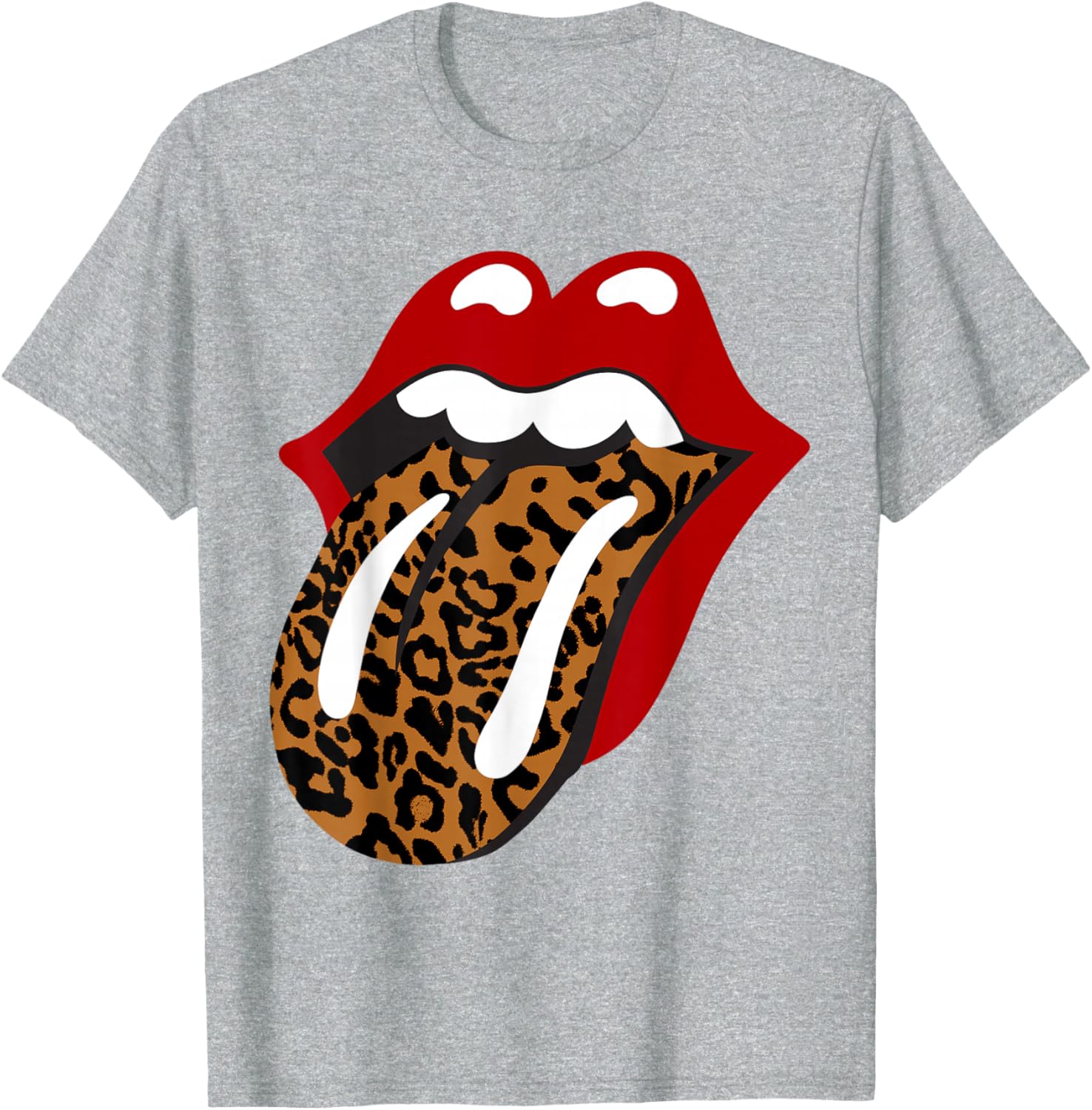 Rolling Stones Leopard Tongue T-Shirt for Classic Rock Fans - 5