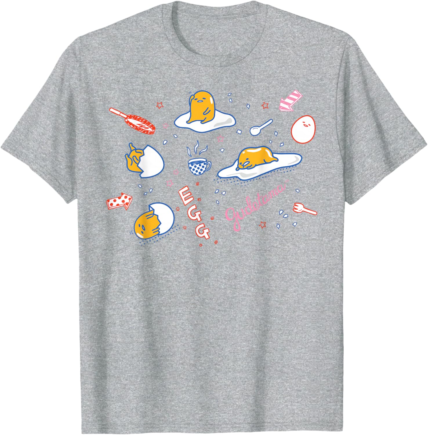 Gudetama Doodle T-Shirt Cute & Comfy for Fans of Lazy Egg Design - 12