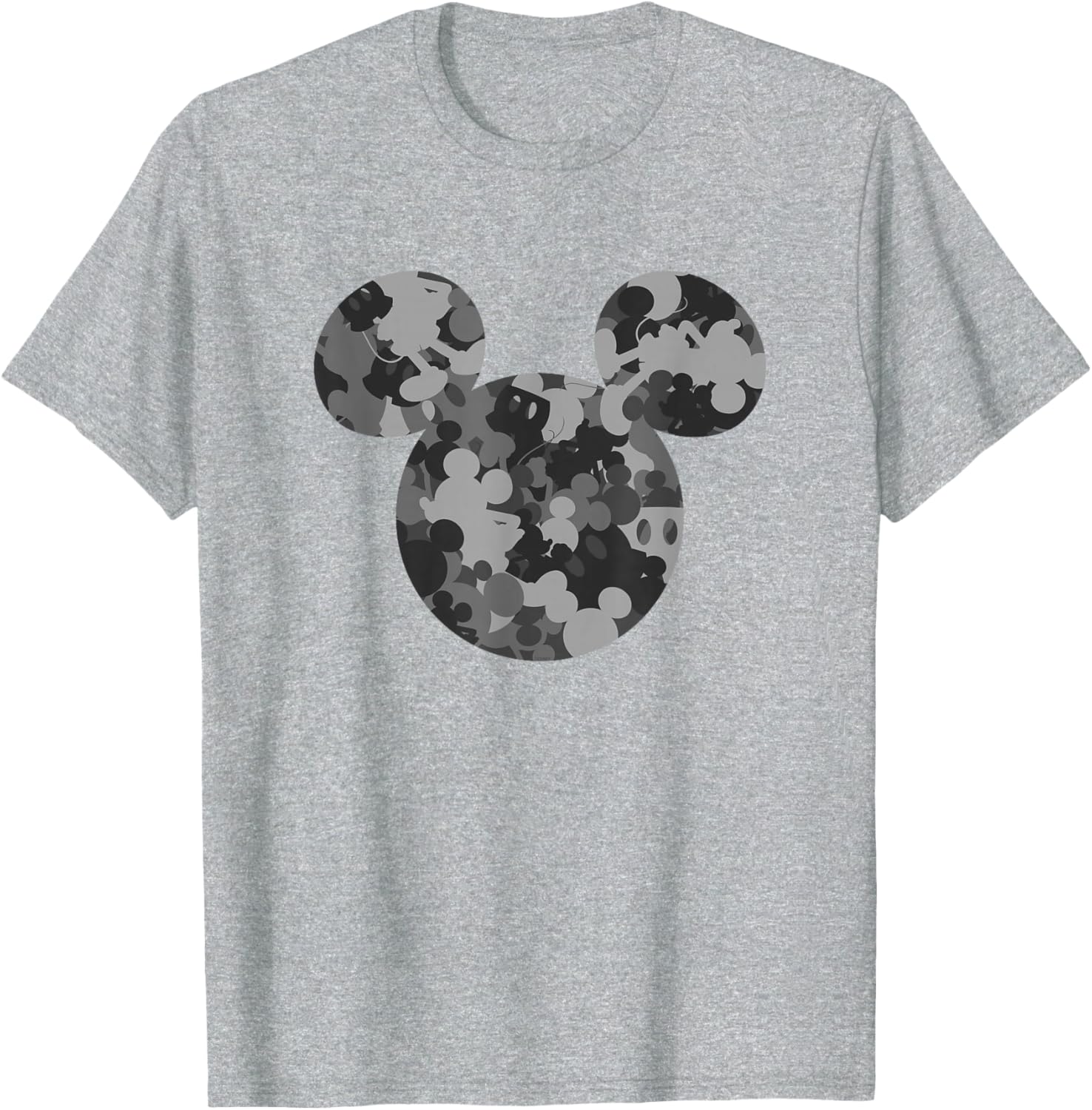 Disney Mickey Mouse Camo Gray T-Shirt for Fun and Stylish Kids - 10