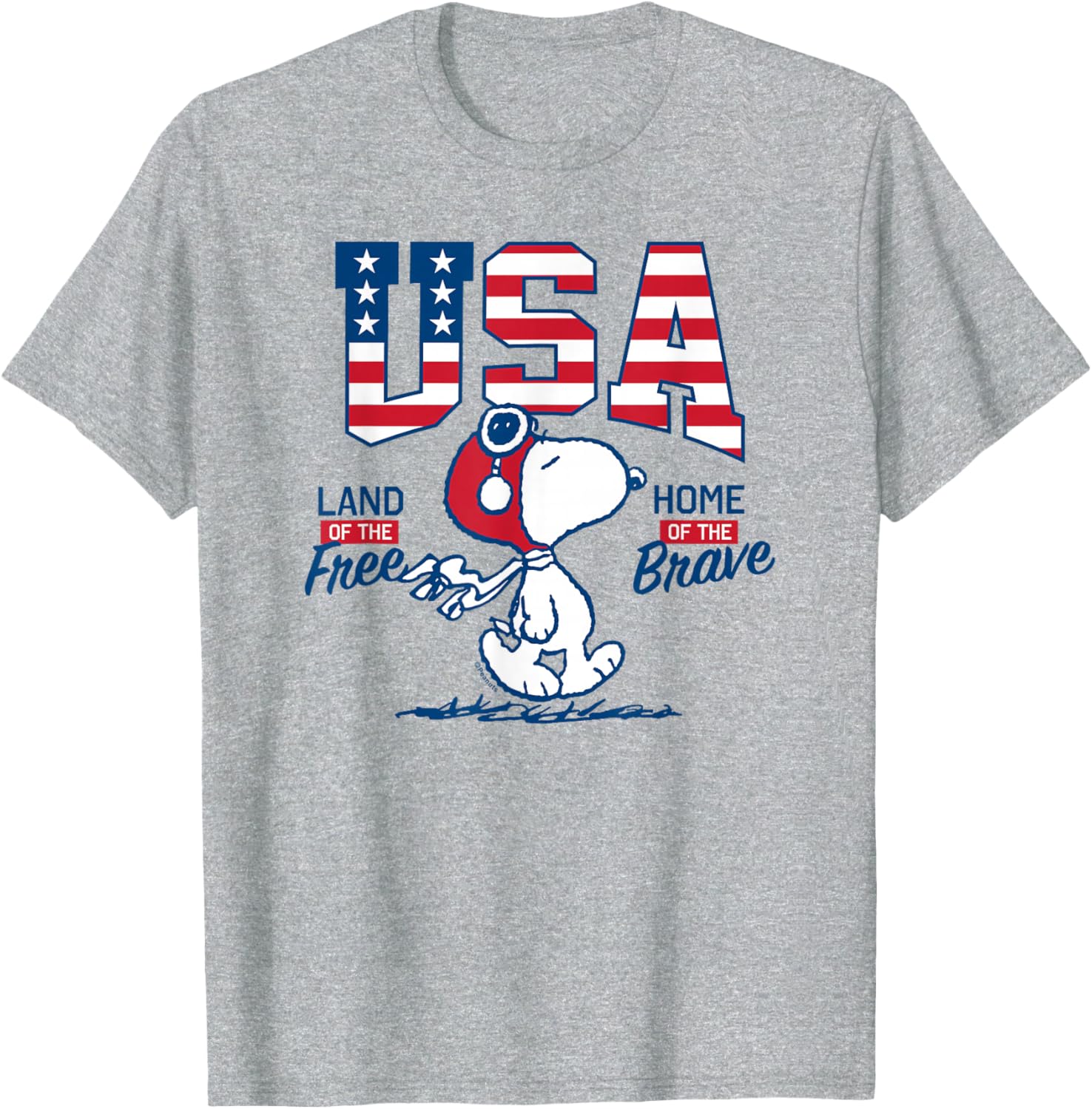 Peanuts Snoopy Free Brave T-Shirt for Fun Casual Wear and Style - 9