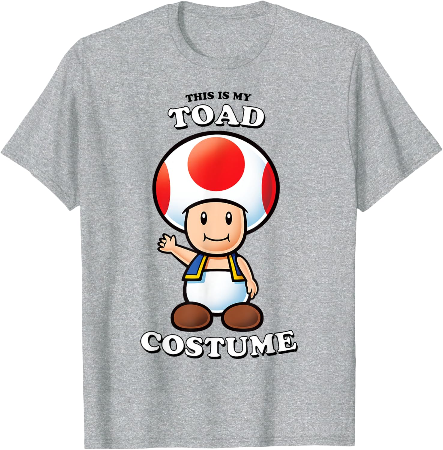 Super Mario Toad Costume T-Shirt for Fun Gaming Adventures - 1