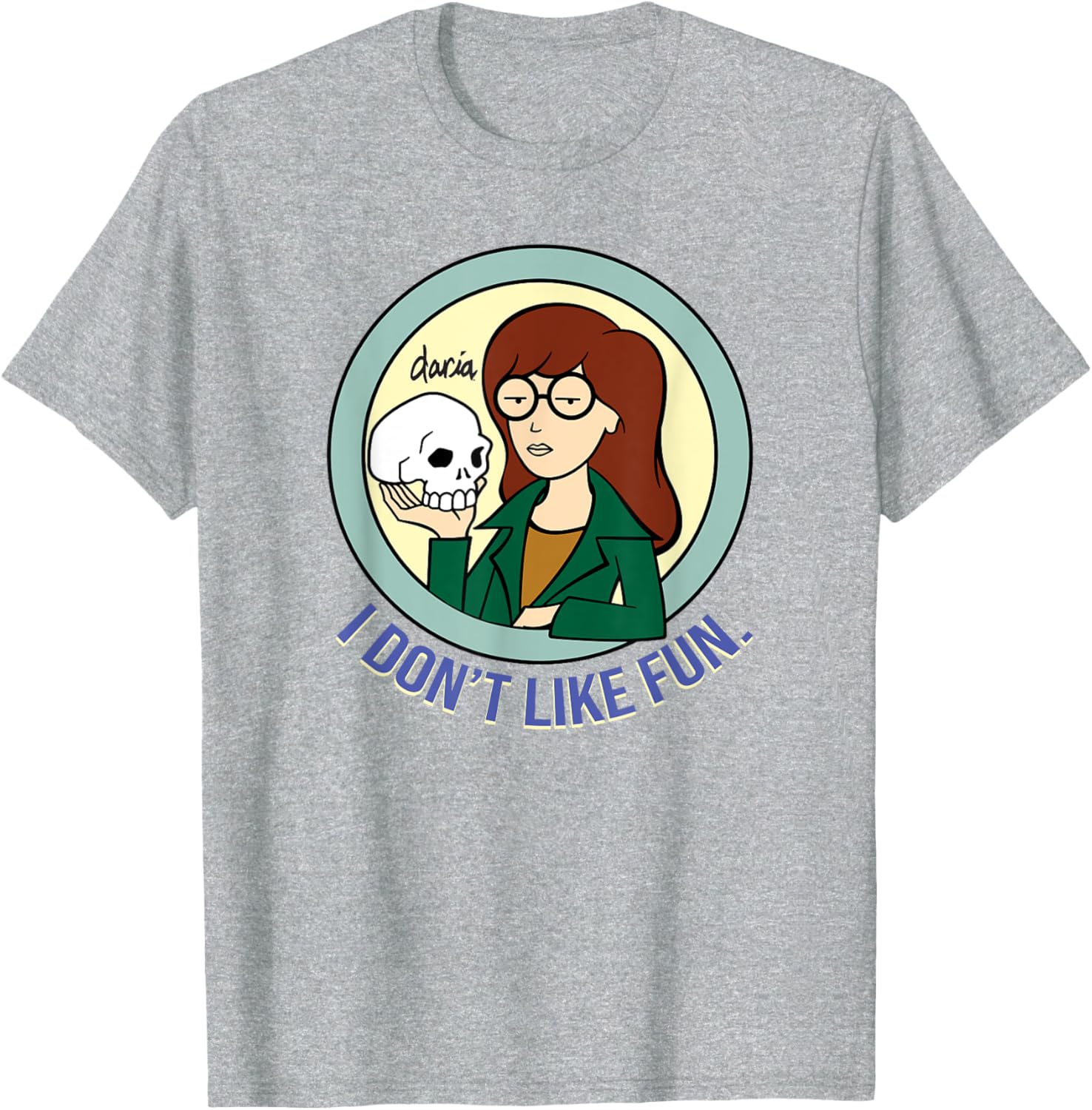 Mademark x Daria I Don't Like Fun Graphic T-Shirt for Casual Style - 3
