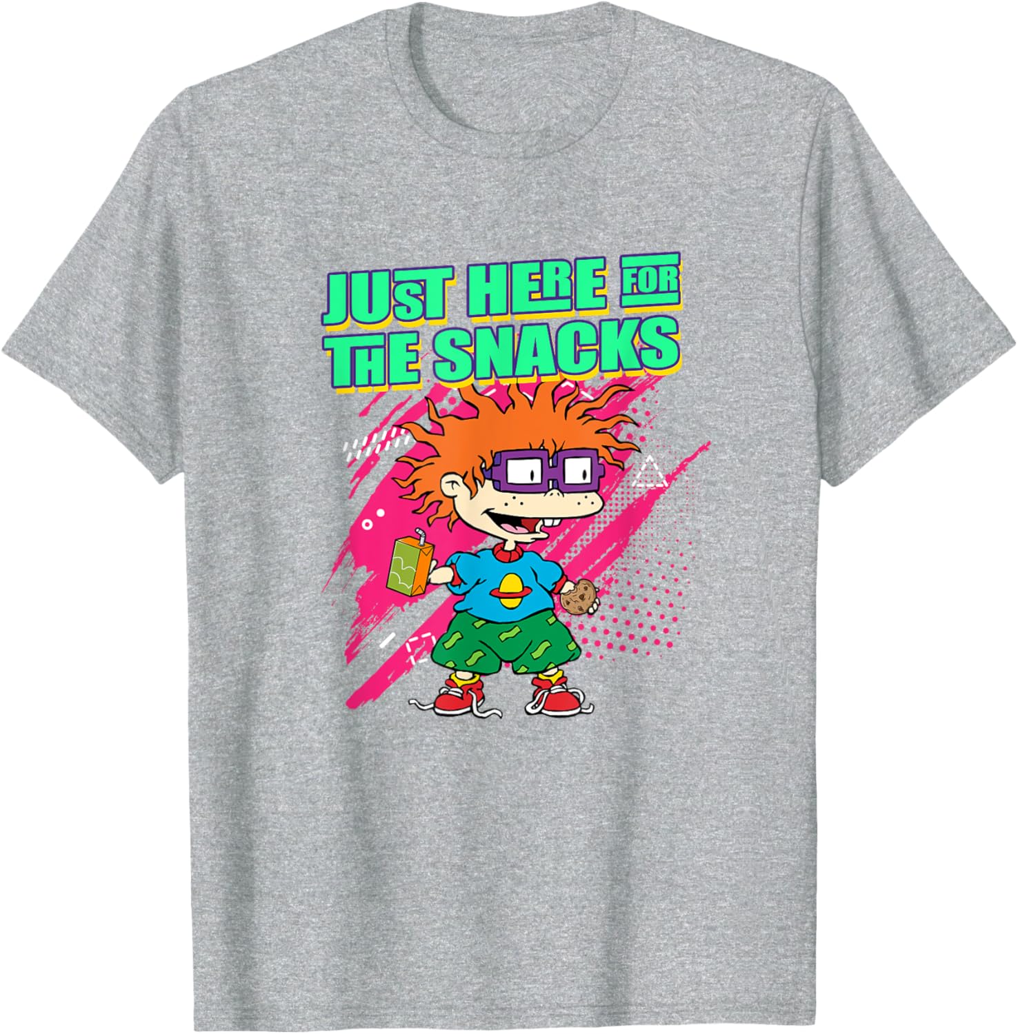 Mademark Rugrats Chuckie Snack T-Shirt for Fun Fashion Lovers - 1