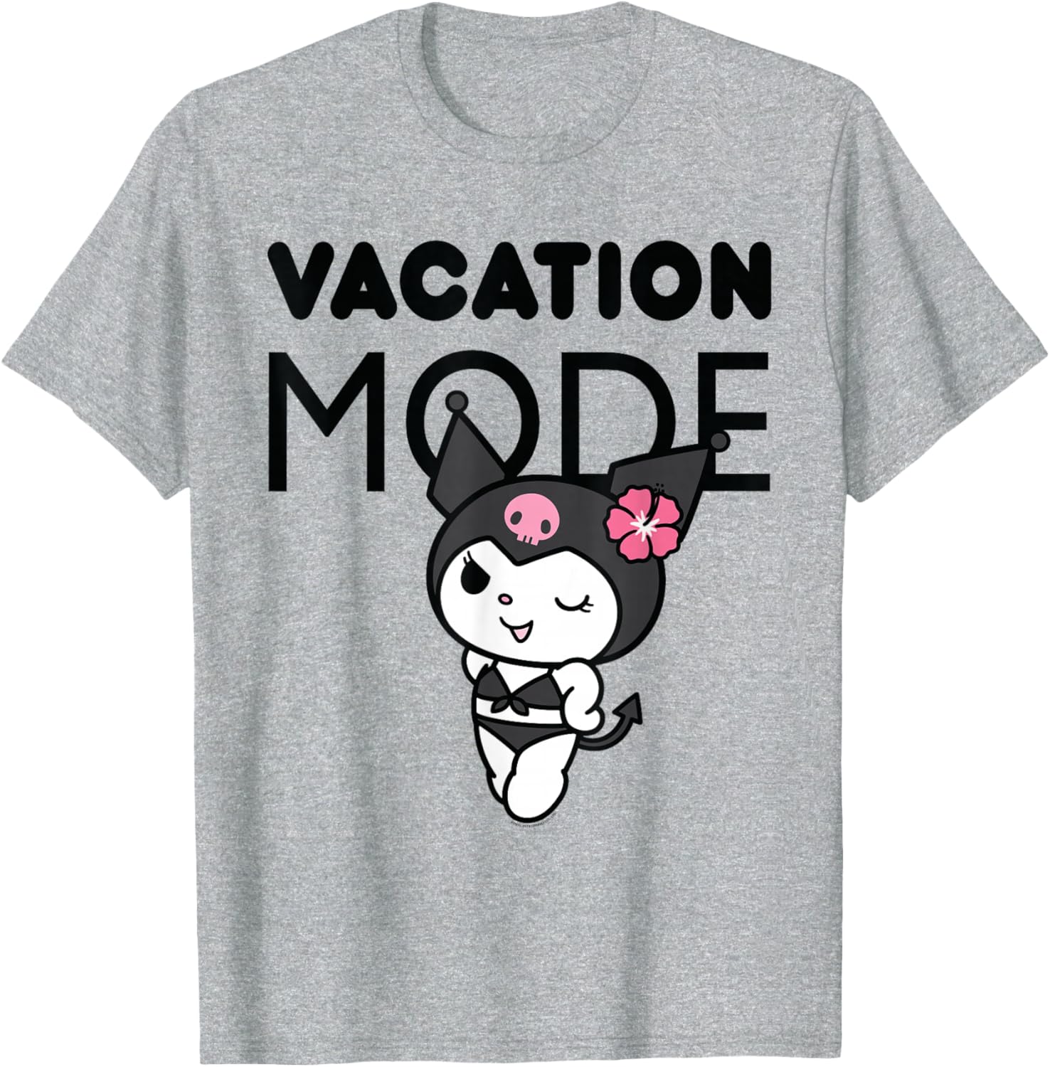 Kuromi Vacation Mode T-Shirt for Fun Summer Outfits and Casual Style - 6