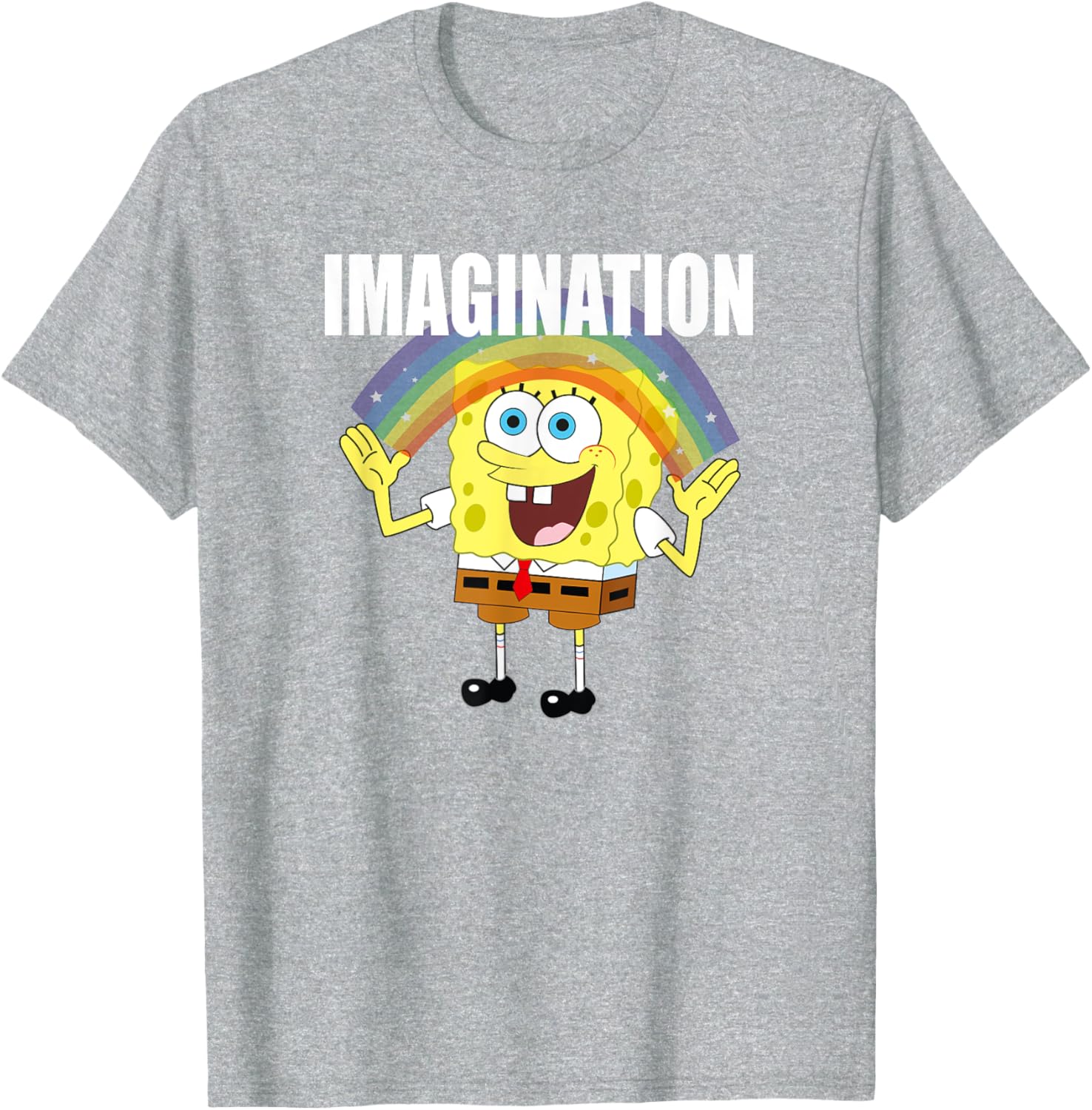 Mademark x SpongeBob SquarePants Rainbow Imagination T-Shirt for Fun Style - 6