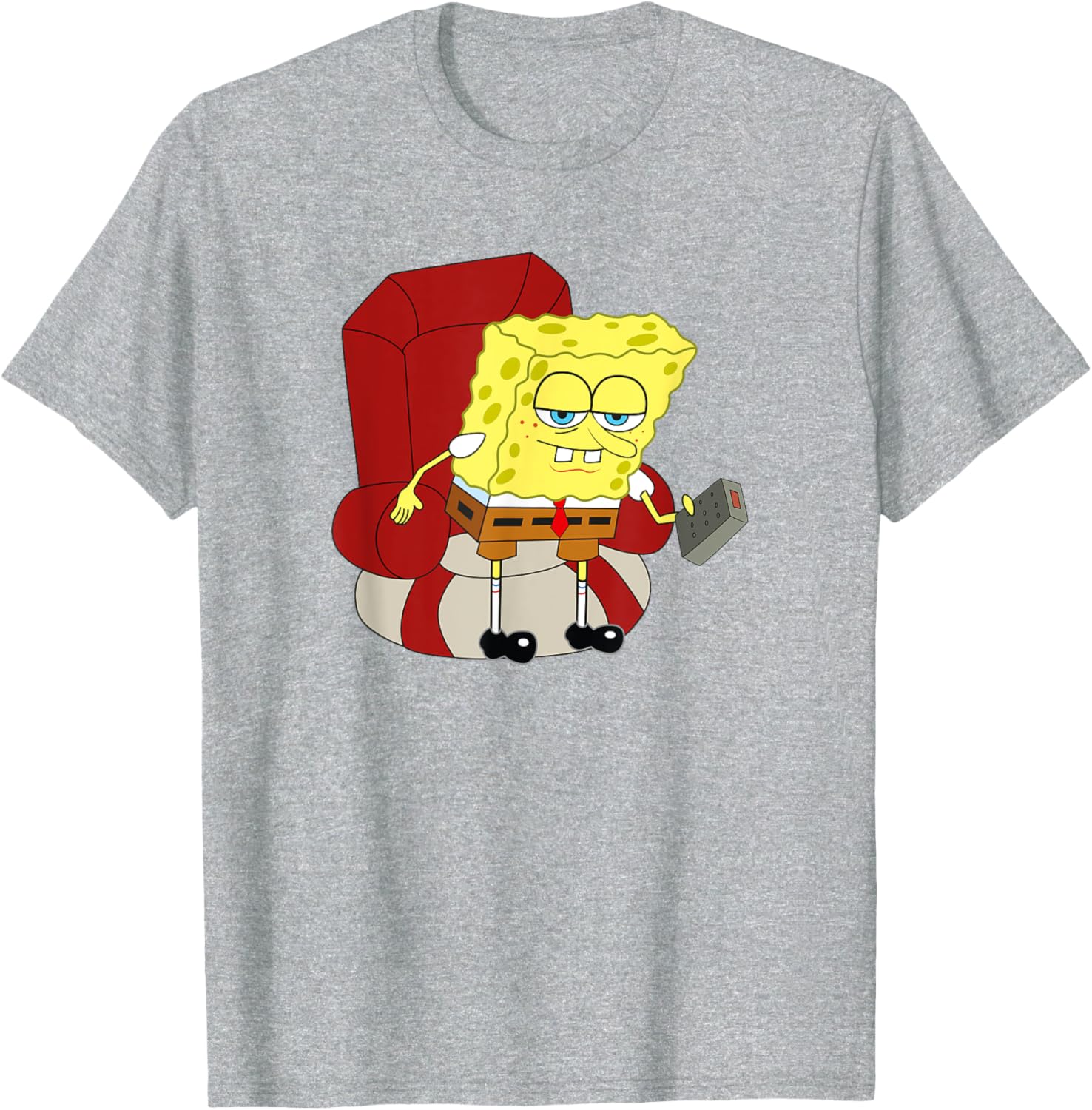 Mademark x SpongeBob SquarePants Relax & Watch TV T-Shirt for Fun Lovers - 1