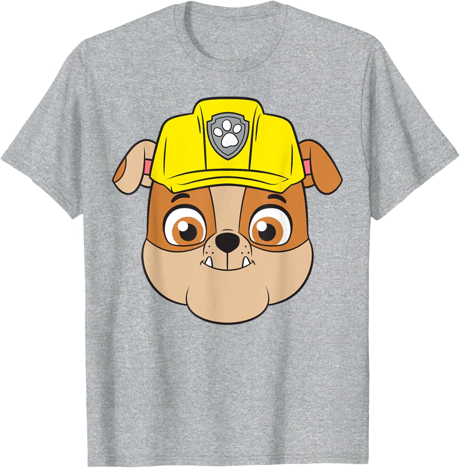 Adorable PAW Patrol RUBBLE Face T-Shirt for Kids - Fun Casual Wear - 5
