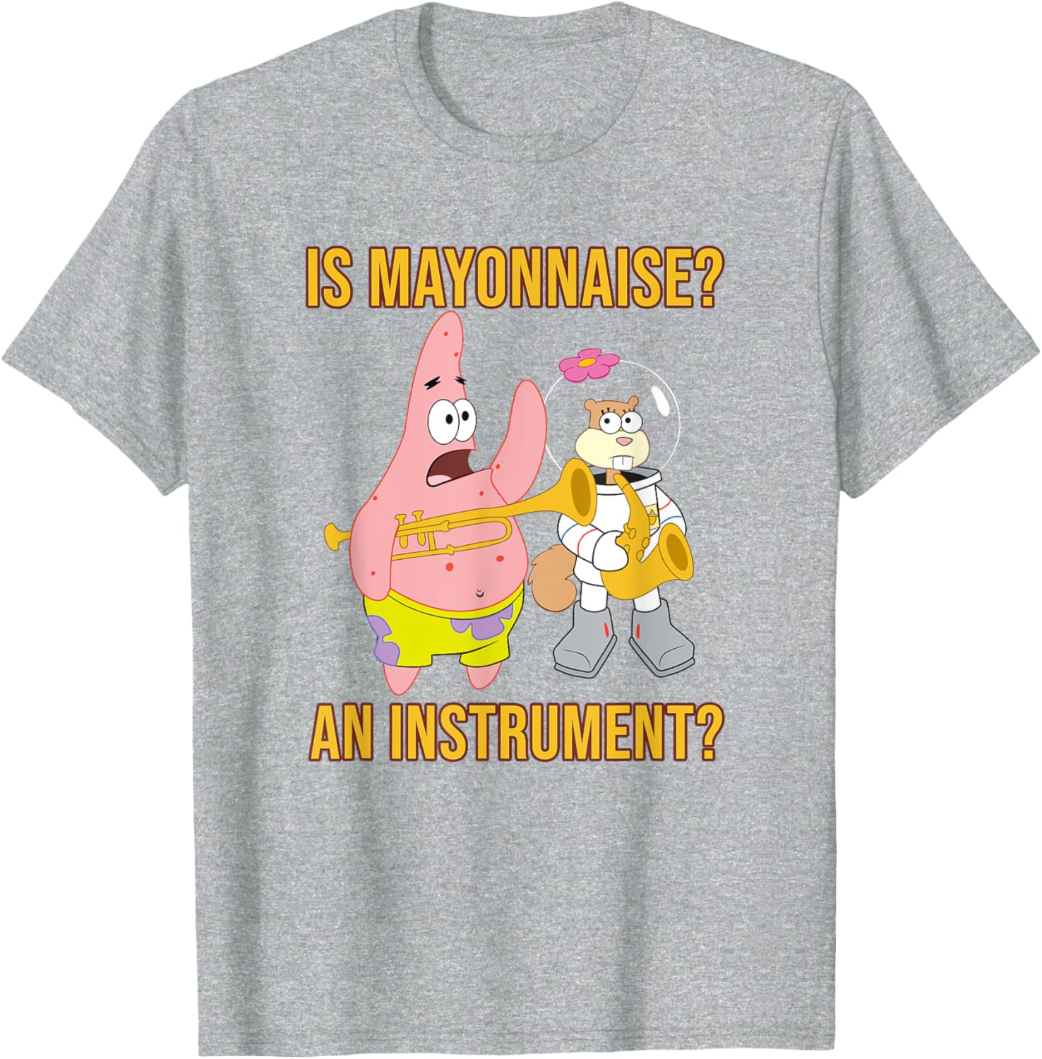 Mademark x SpongeBob Patrick & Sandy Mayonnaise Instrument T-Shirt - 2