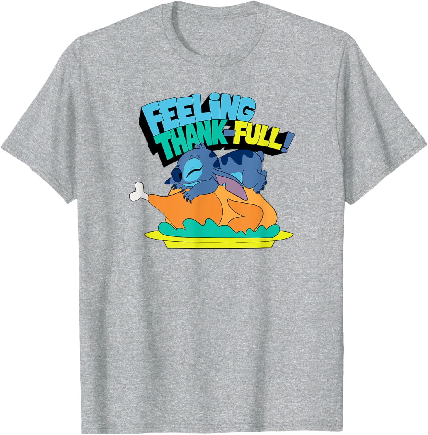 Thanksgiving Turkey Feeling Thank-full T-Shirt for Festive Style - 3