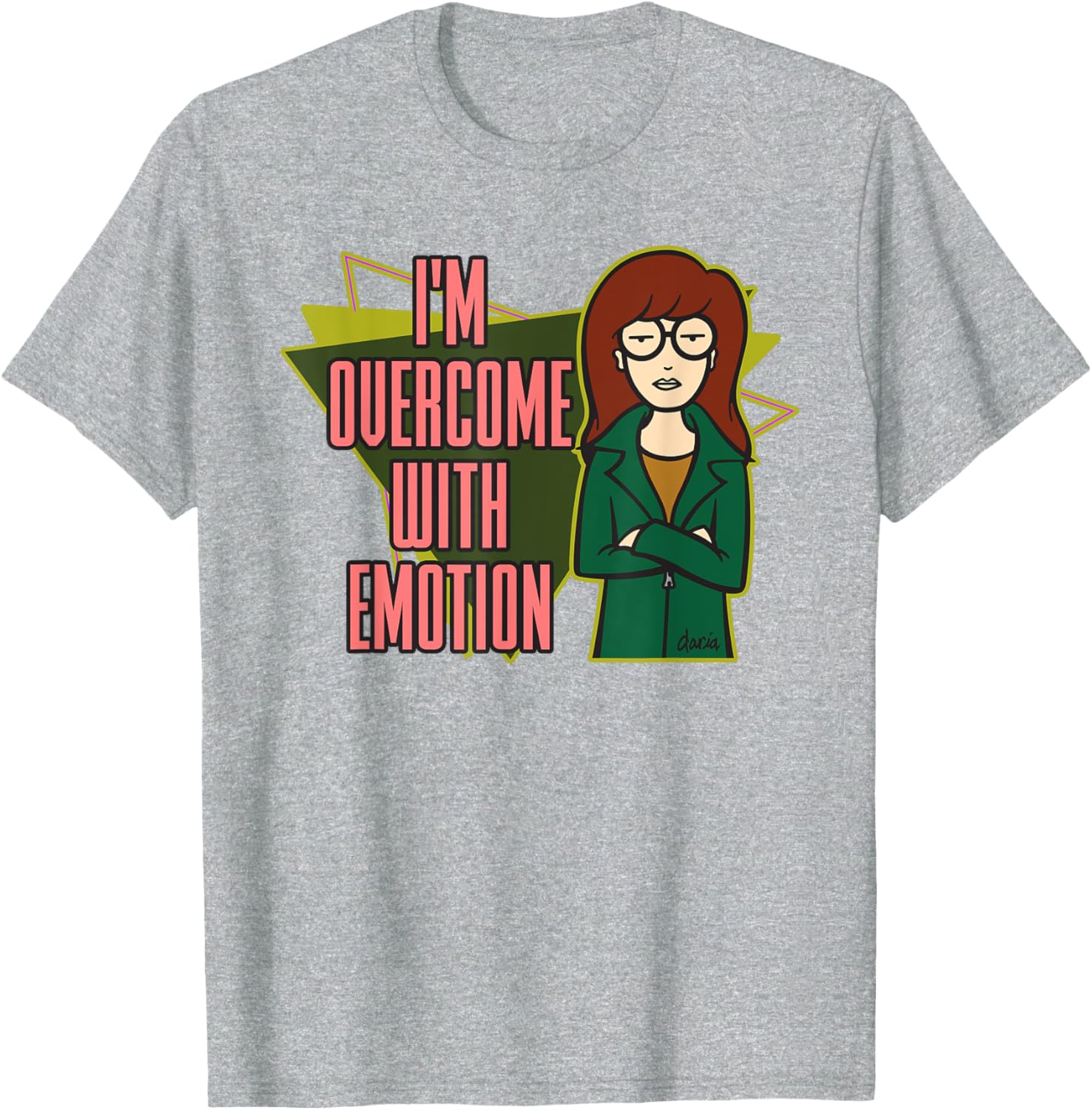 Mademark x Daria Emotion Graphic T-Shirt for Trendy Casual Style - 3