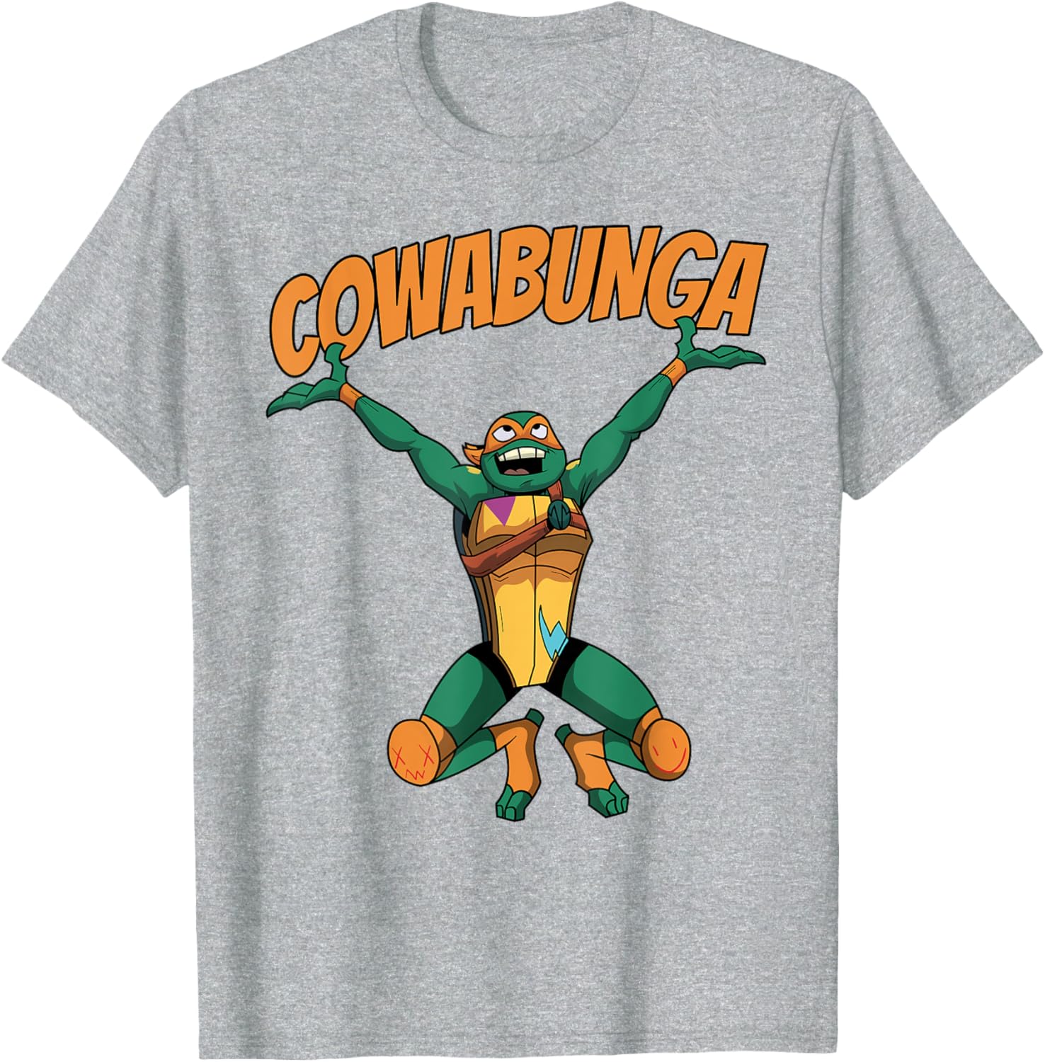 Mademark Teenage Mutant Ninja Turtles Mikey Cowabunga T-Shirt for Kids - 19