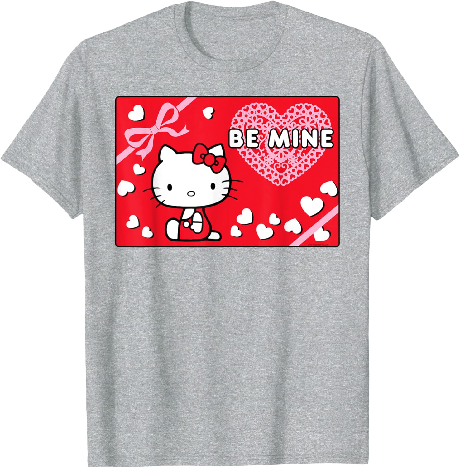 Cute Hello Kitty Valentine's Day Be Mine T-Shirt for Kids and Adults - 12