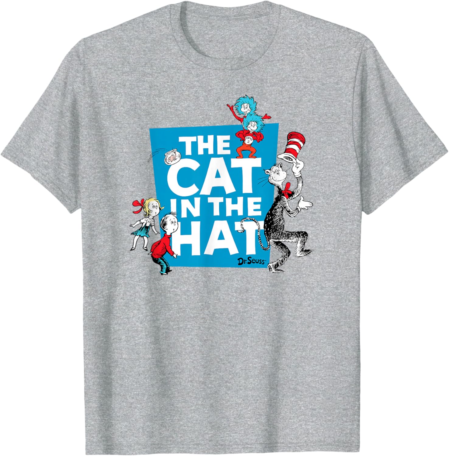 Dr. Seuss Cat in the Hat Characters T-Shirt for Kids and Adults - 12
